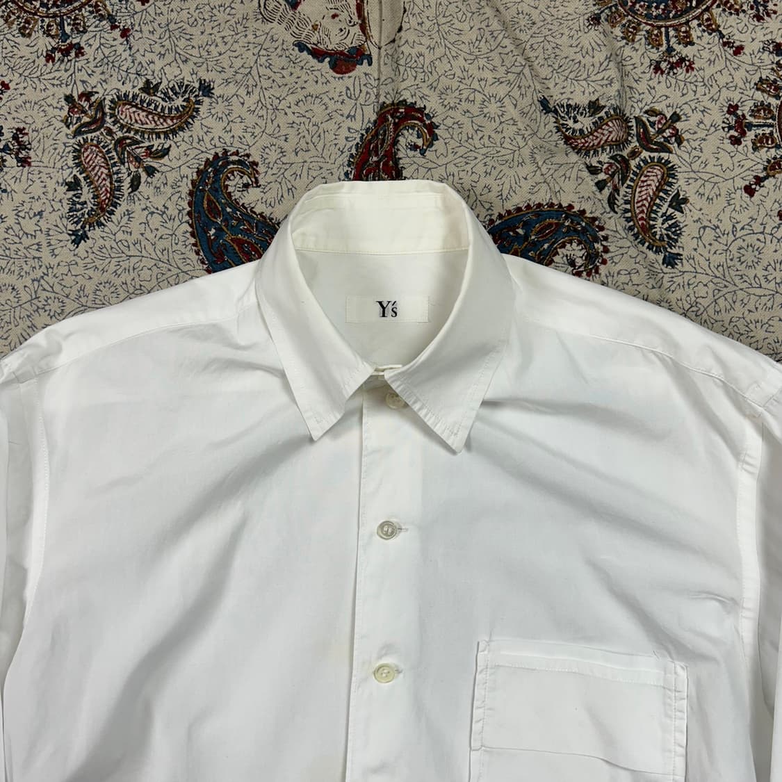 요지 야마모토 Ys 사이드 어드저스트 크롭 셔츠 상품이미지5