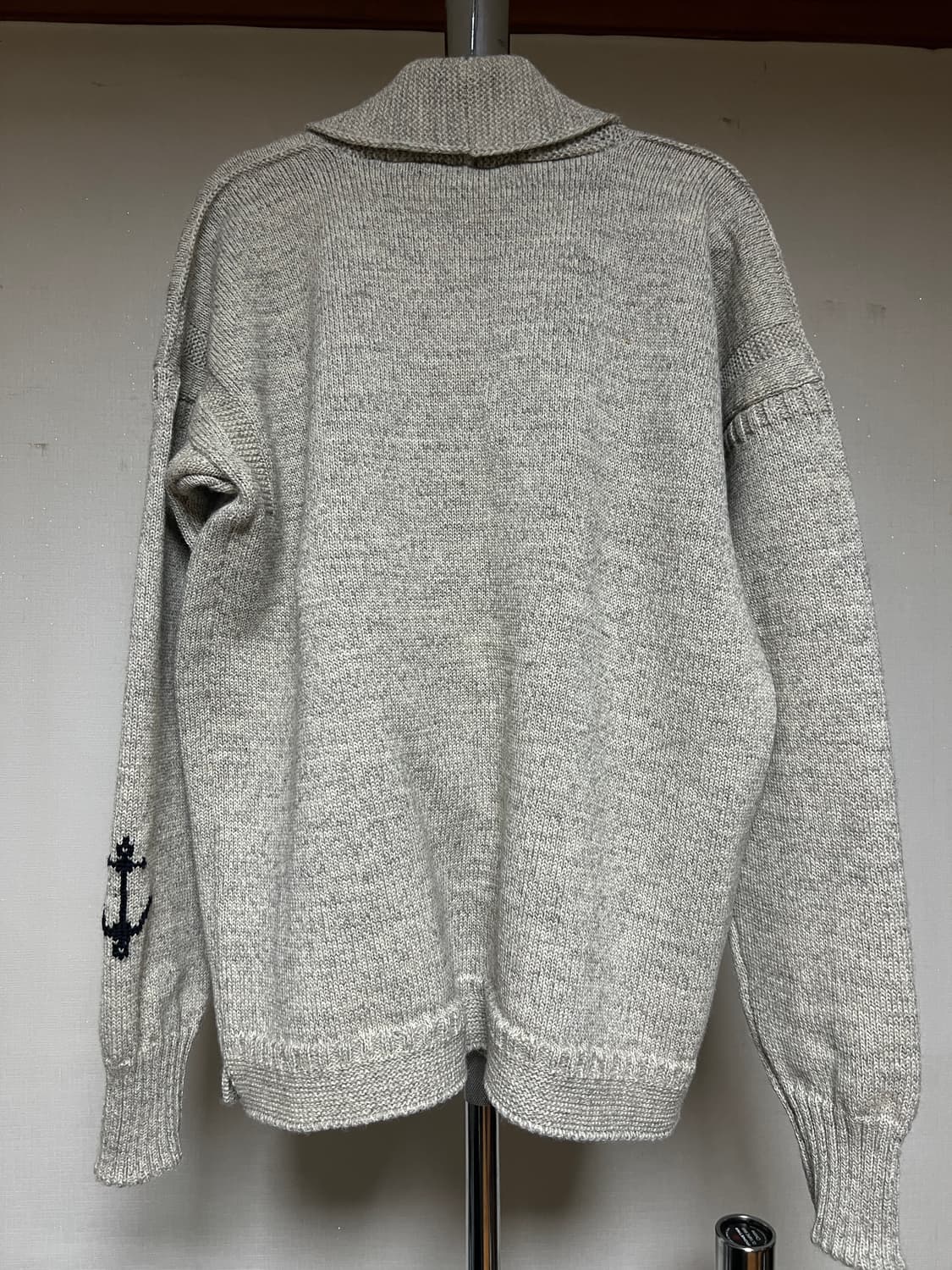 44) 건지울른스 숄카라 가디건 애쉬 상품이미지2