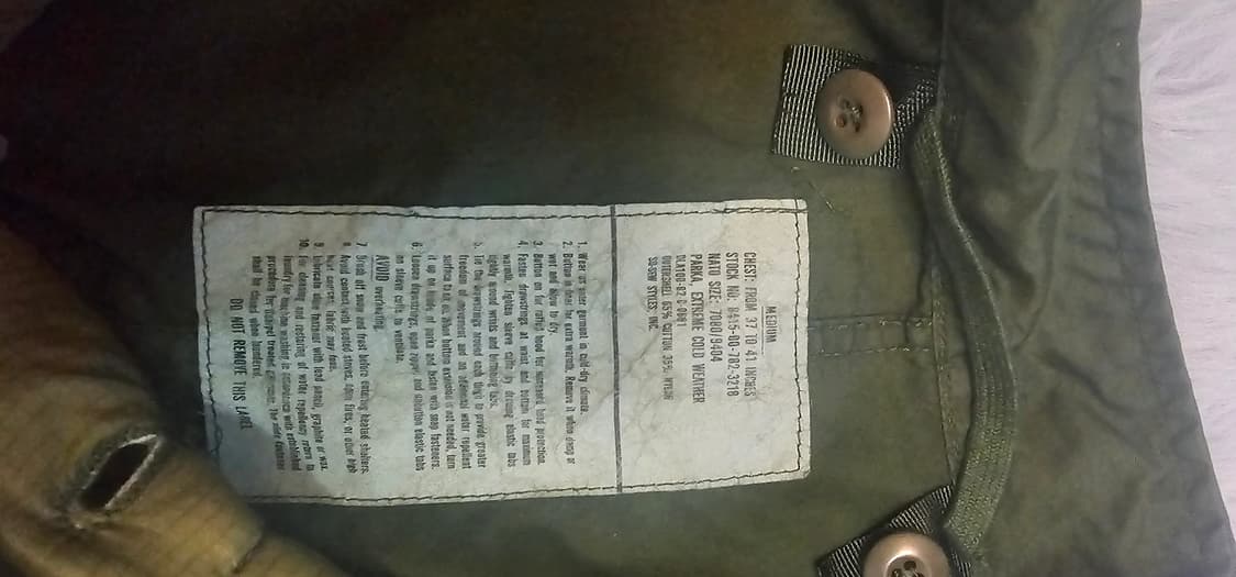 오리지날 피쉬테일파카 m 상품이미지3