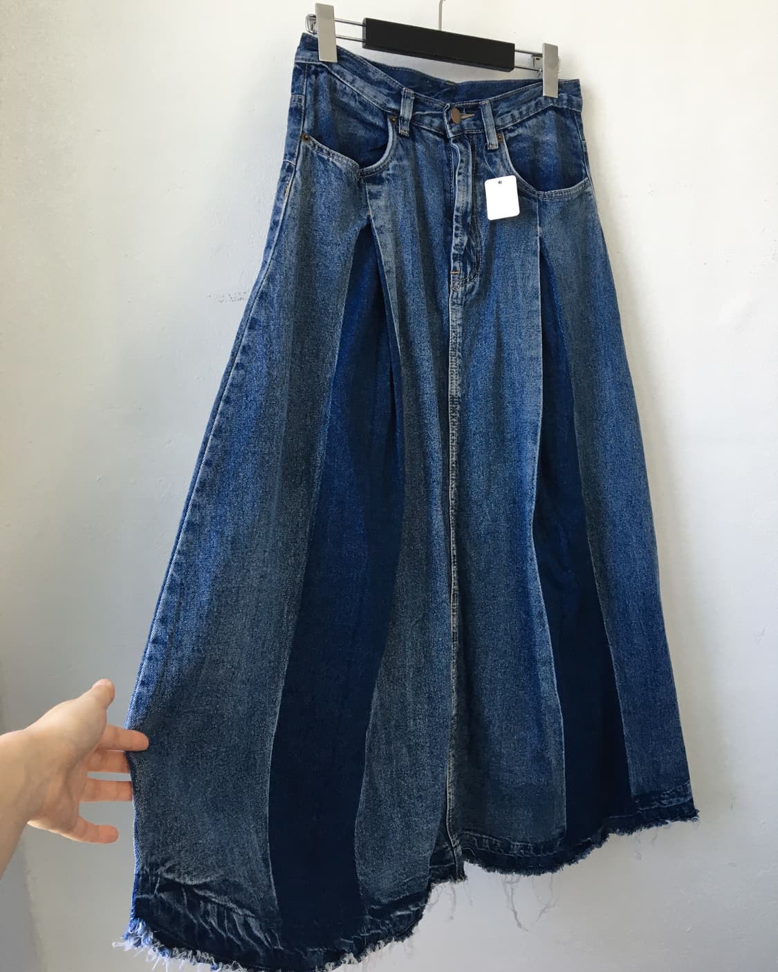 Denim long skirt 상품이미지3