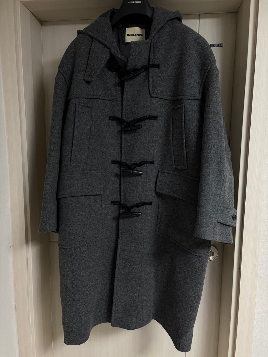 [S] 인사일런스 오버사이즈 더플 코트 상품이미지2
