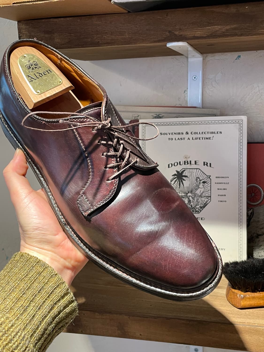 Alden 알든 990 코도반 판매 rrl 레드윙 상품이미지6