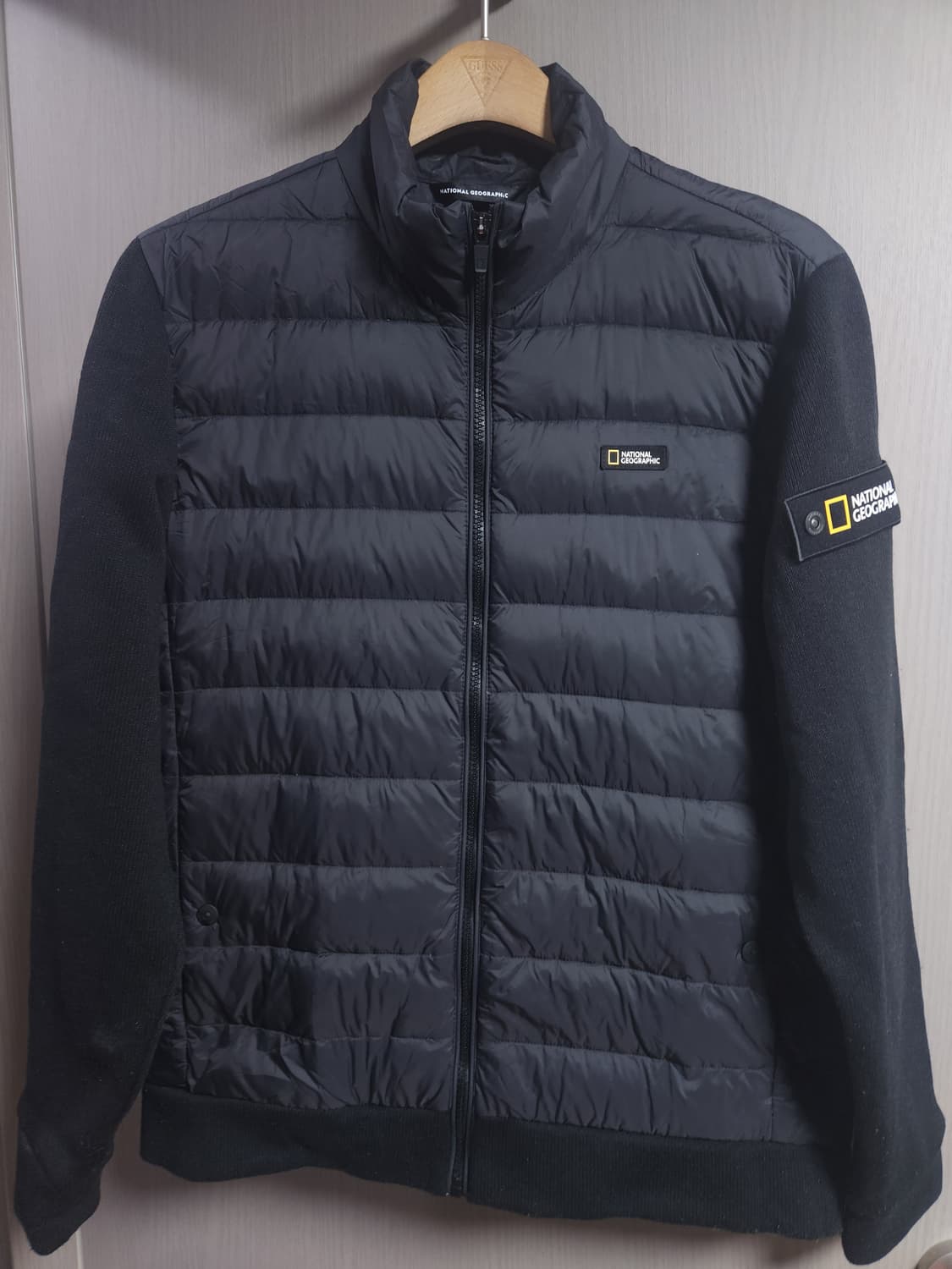 내셔널지오그래픽 니트 덕다운 경량패딩, L 상품이미지1