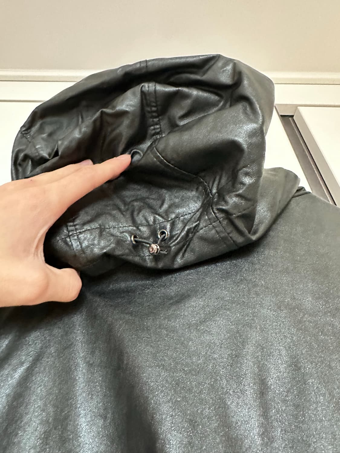 도프제이슨 후드레더 자켓 상품이미지4