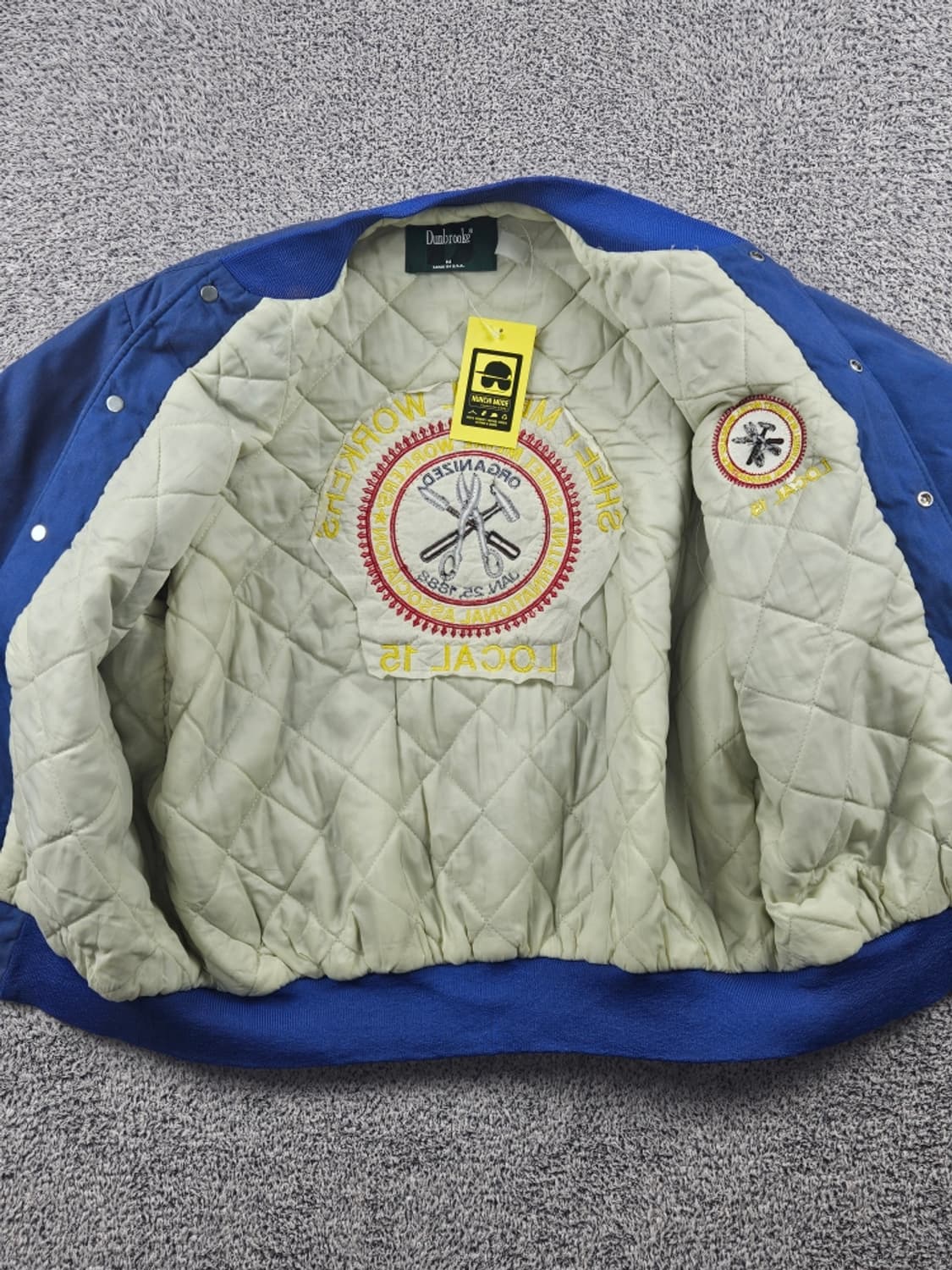 USA 던브룩 플로리다 템파 판금노동조합 워크 자켓 (M) / 11203 상품이미지9