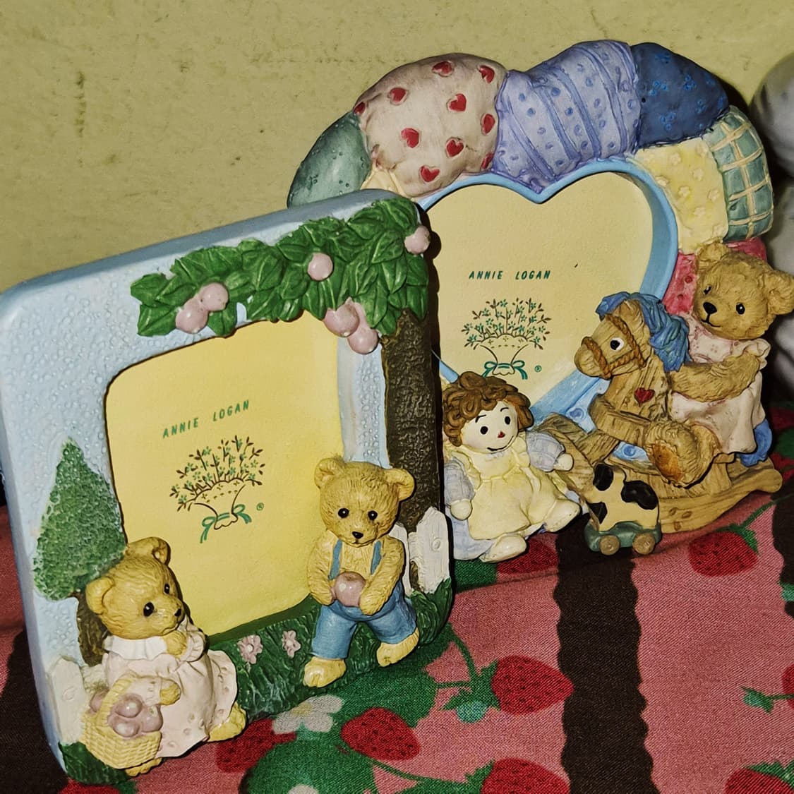 90s 미국 레트로 테디베어 액자 1p 상품이미지6