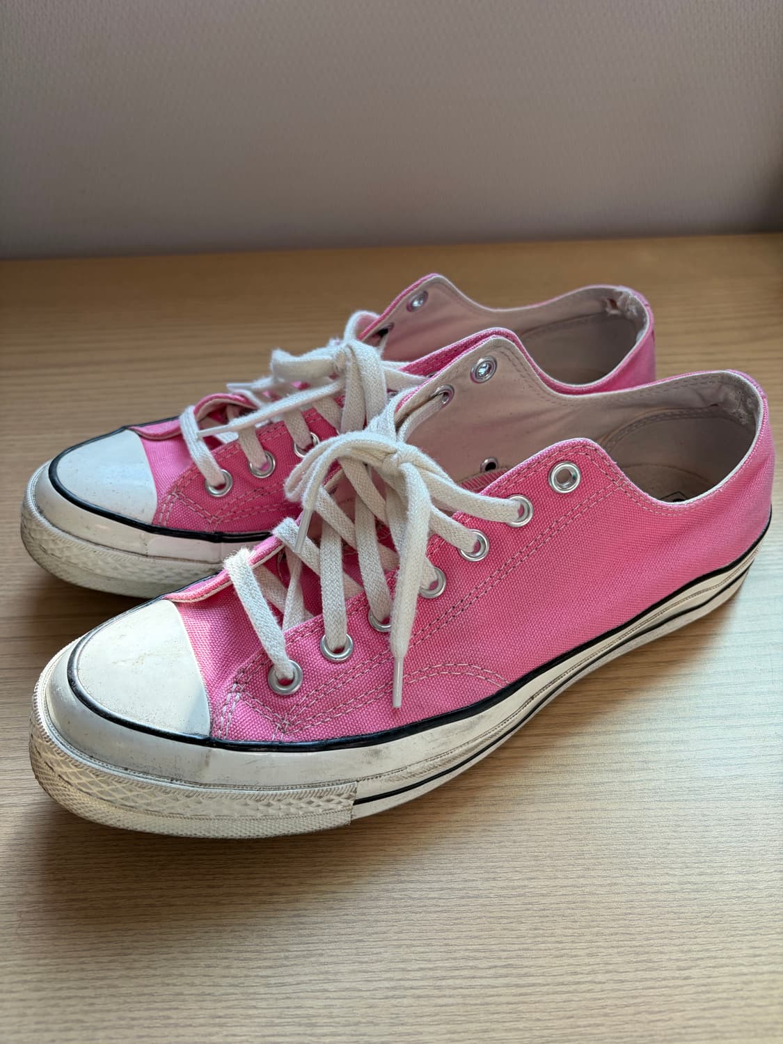 컨버스 척테일러 70 로우 핑크 스니커즈 275 상품이미지3