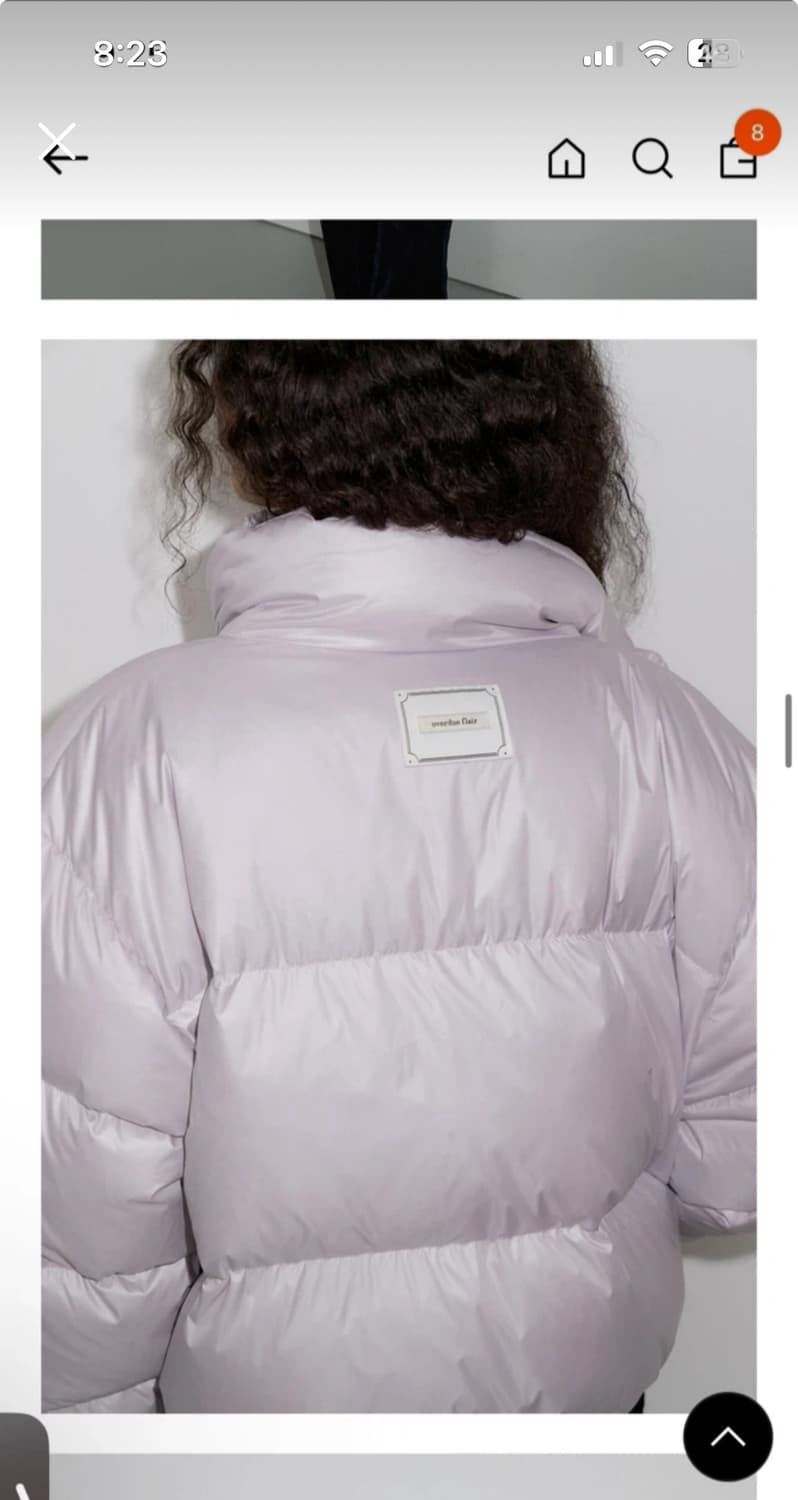 오버듀플레어 글로시 패딩 상품이미지2