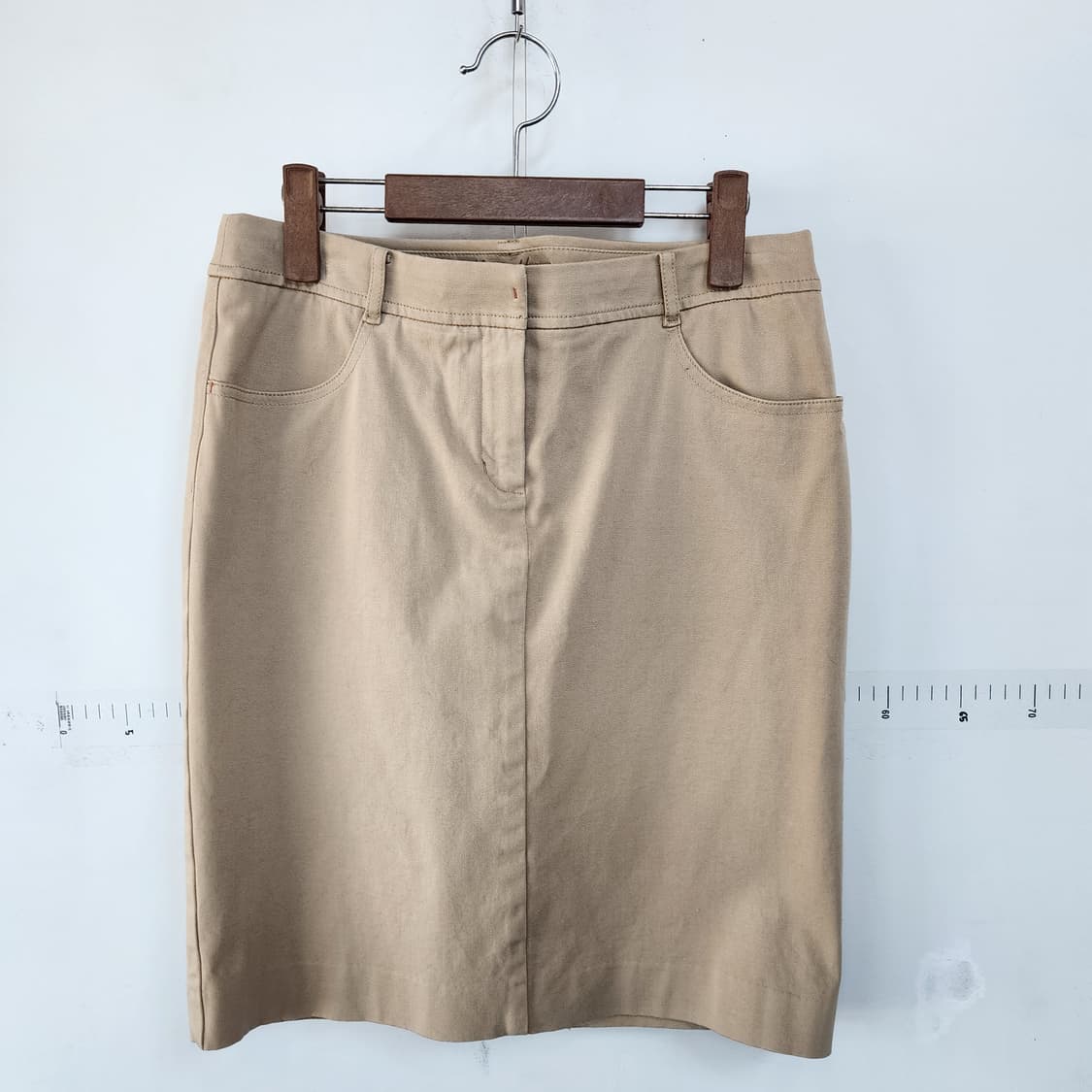 헤지스 베이지 스커트 상품이미지1