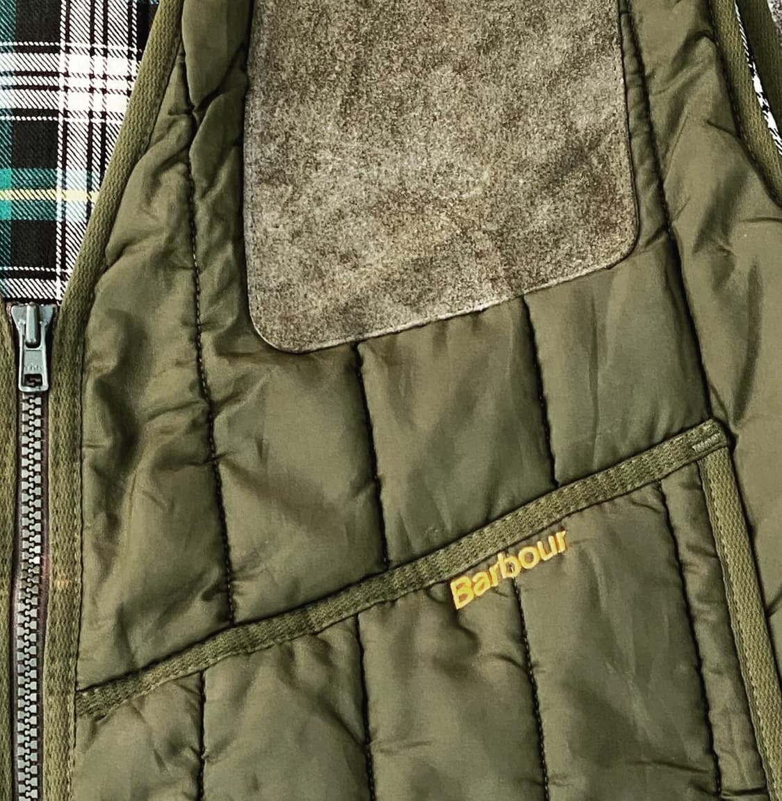 90s USA Barbour 바버 퀼팅베스트 상품이미지3