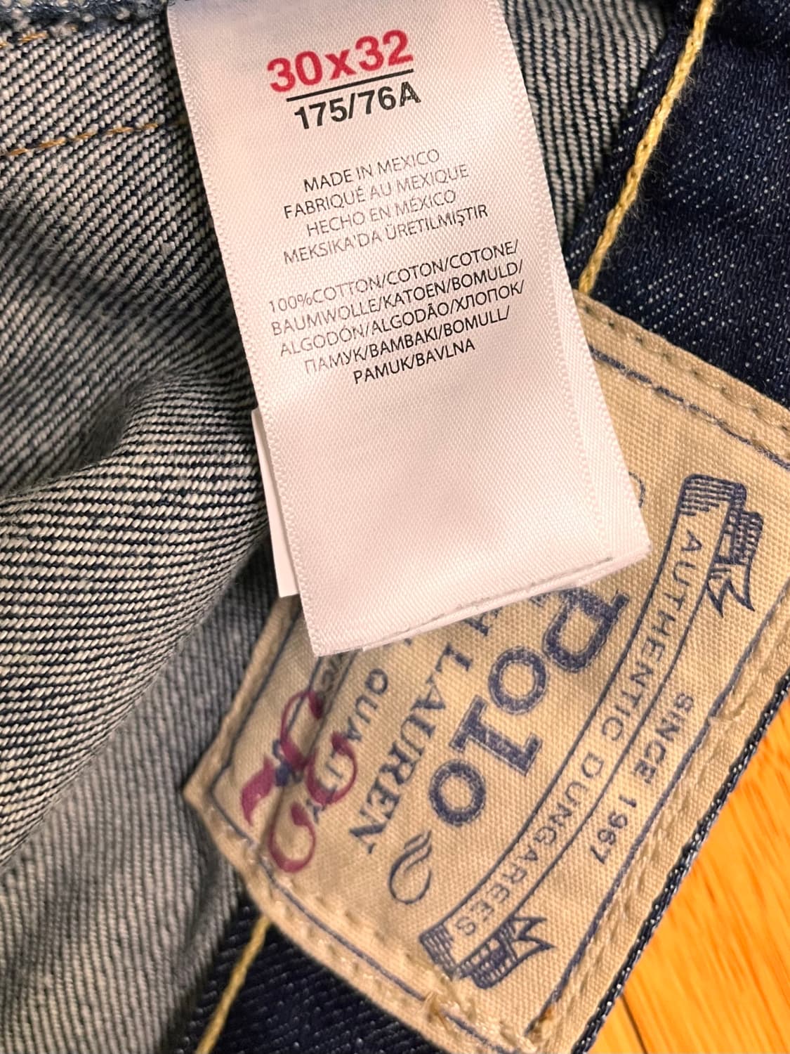 폴로 랄프로렌 데님팬츠 30 x 32 상품이미지5