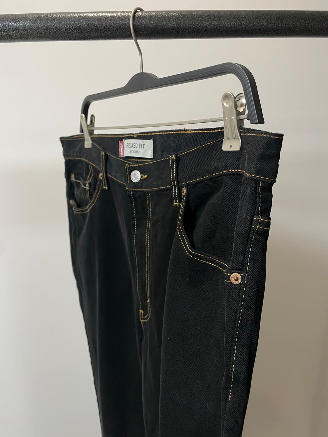 (38) Levis 리바이스550 릴렉스드핏 블랙진 데님팬츠 상품이미지3