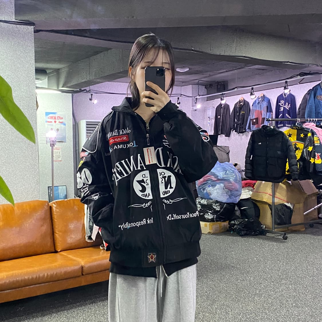 잭다니엘 멀티페치 레이싱 바람막이 B3261 상품이미지1