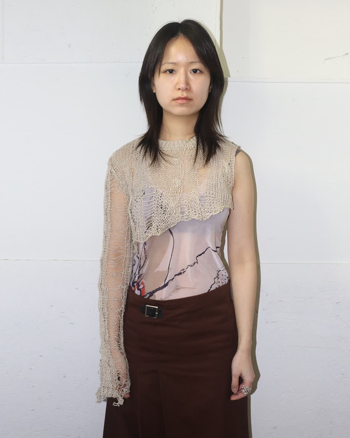 헤븐 by 마크 제이콥스 디스트로이드 크롭 스웨터 상품이미지1