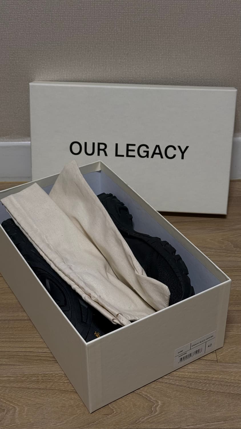 [42] 아워레가시 가베 스텔스 블랙 레더 상품이미지6