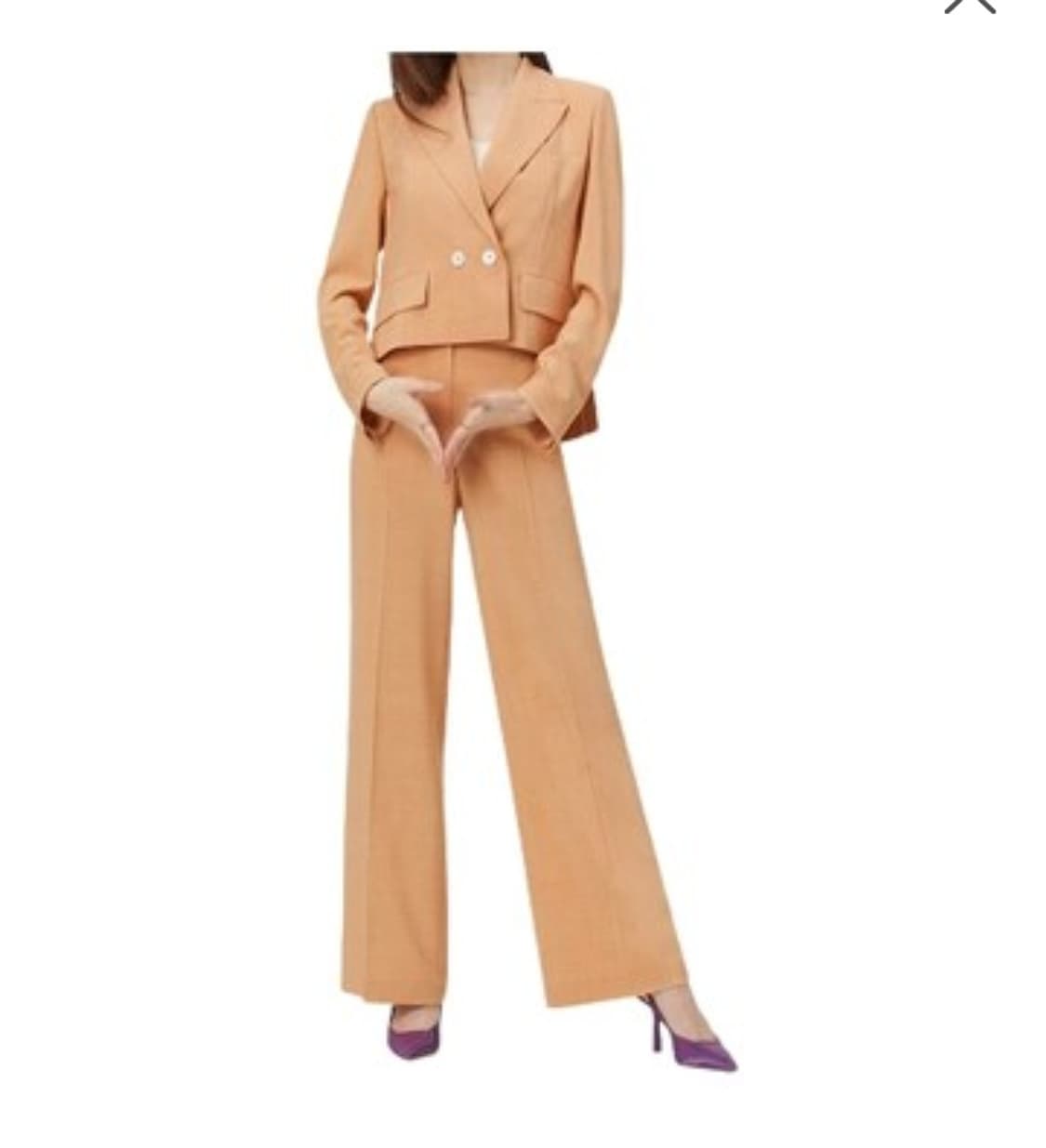 잇미샤 2022 크롭 자켓  와이드 슬랙스 셋업 상품이미지1