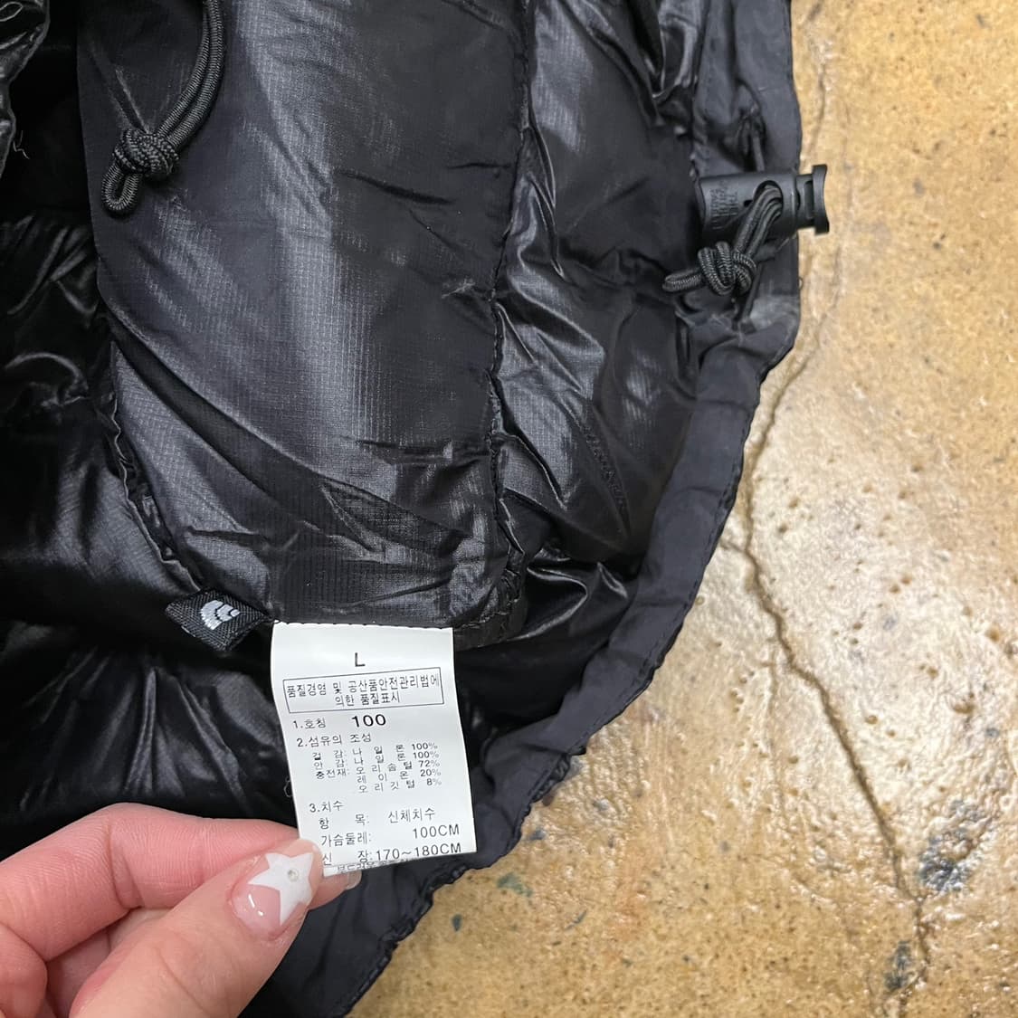 [정품/100] 노스페이스 써밋 패딩 블랙 b10 상품이미지6