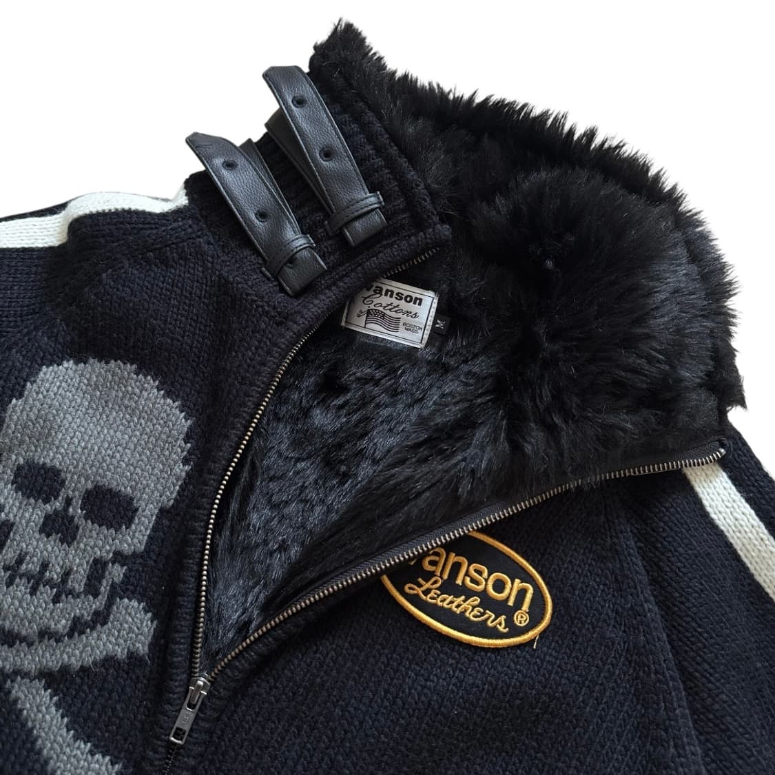 밴슨 본 스컬 코위찬 자켓 상품이미지5