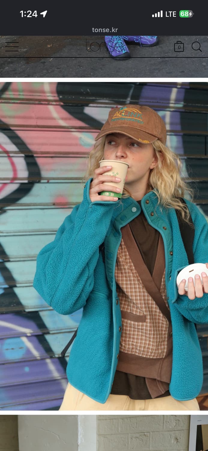 ‼️구해요‼️톤세 WAGER FLEECE JACKET m 상품이미지2