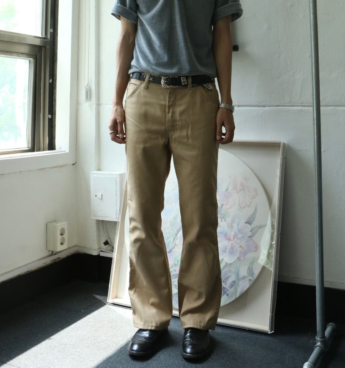 90s JC Penney 브라운 부츠컷 팬츠 상품이미지2