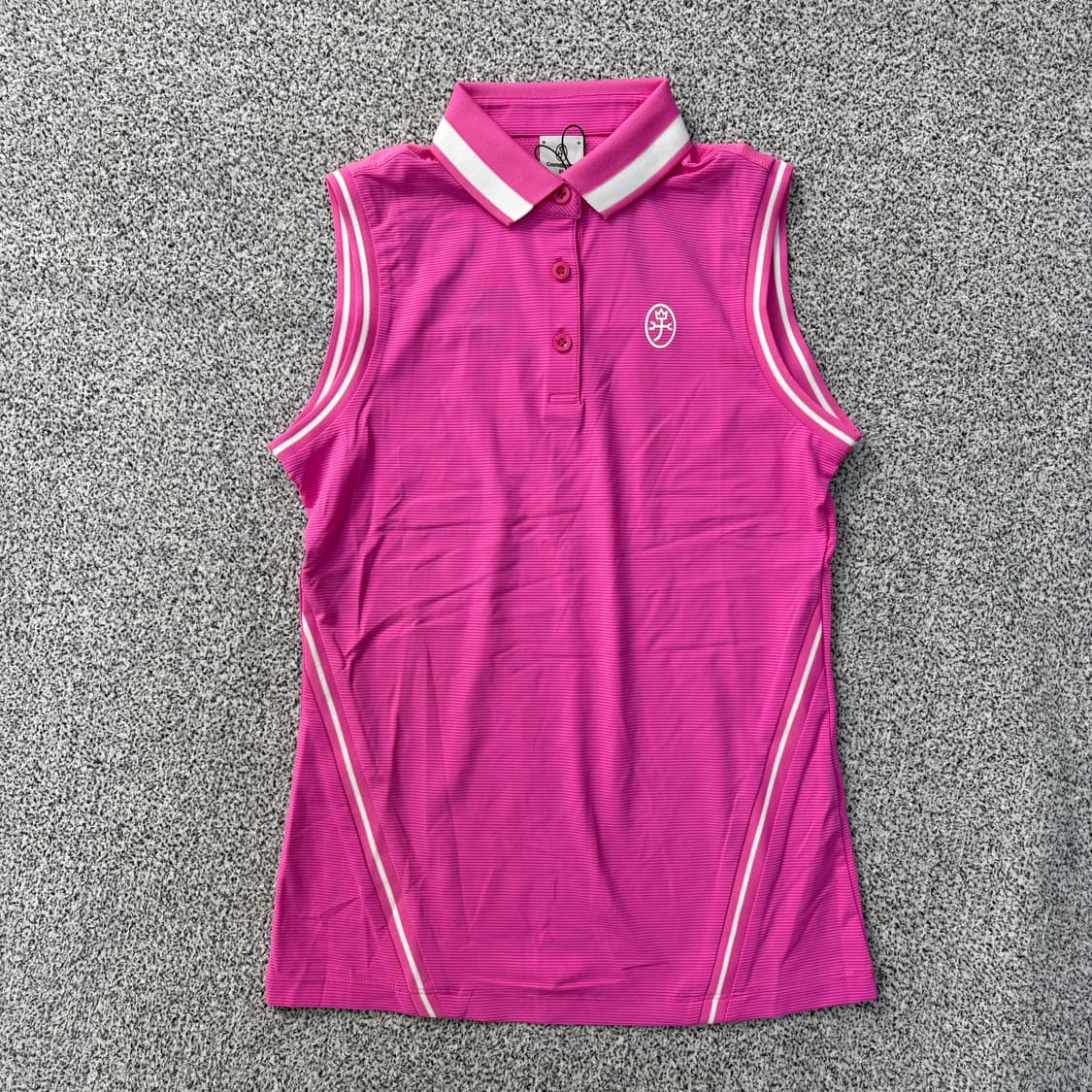 85 새상품 까스텔바작 민소매 티셔츠 0309J 상품이미지4