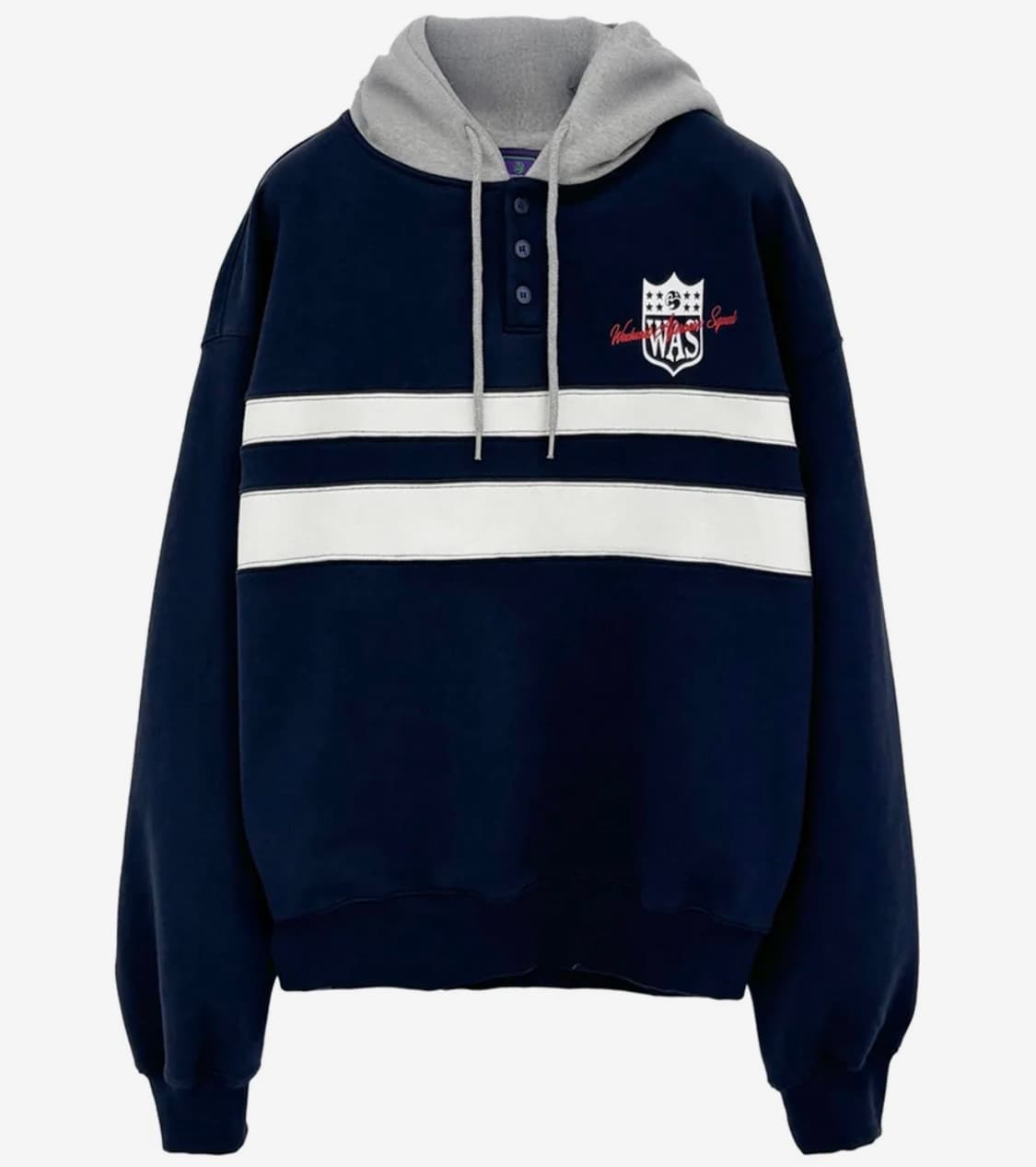 WAS 럭비65 후드 네이비 상품이미지1