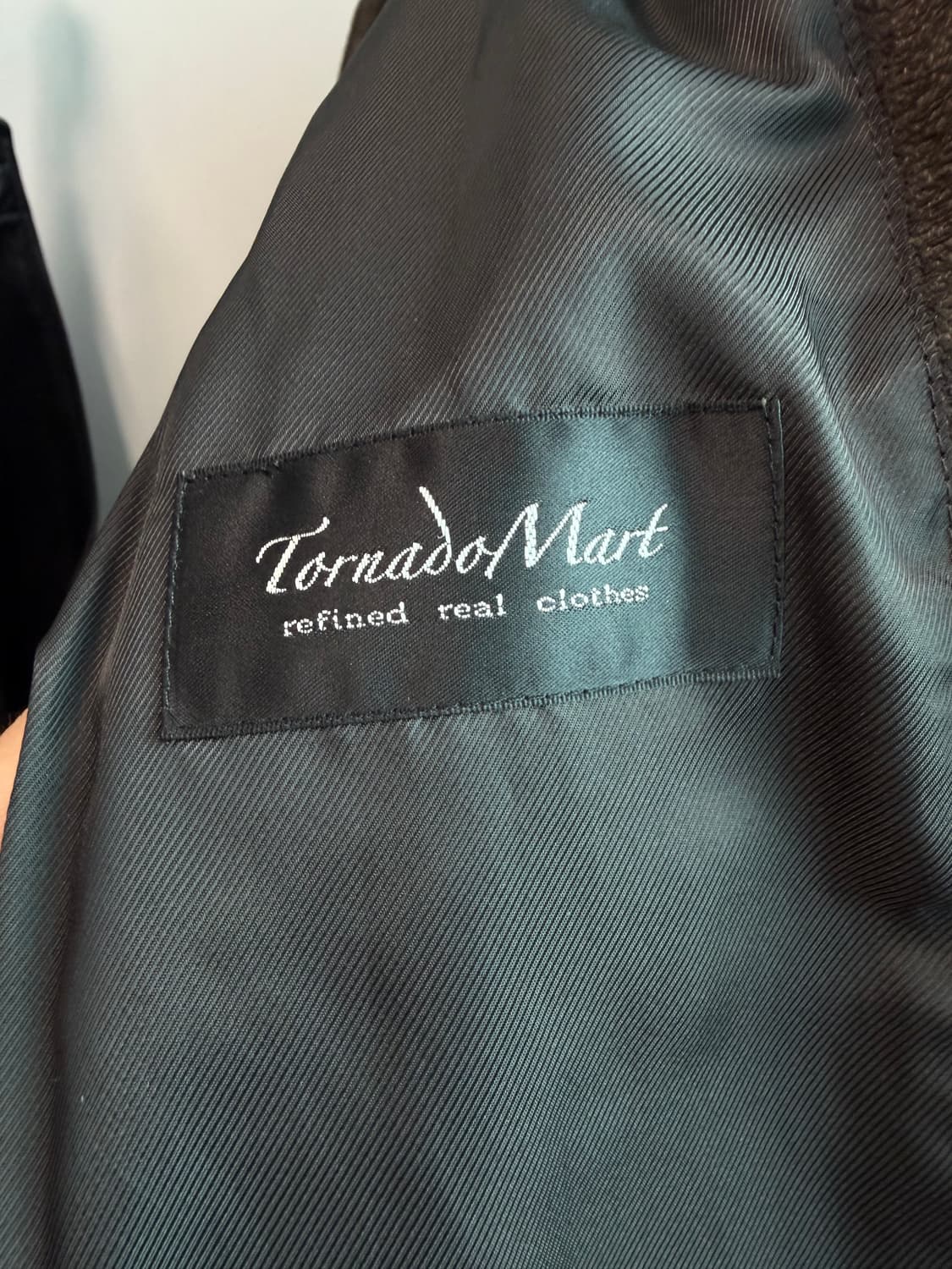 TORNADO MART 워시드 레더 벨티드 코트 L 상품이미지4