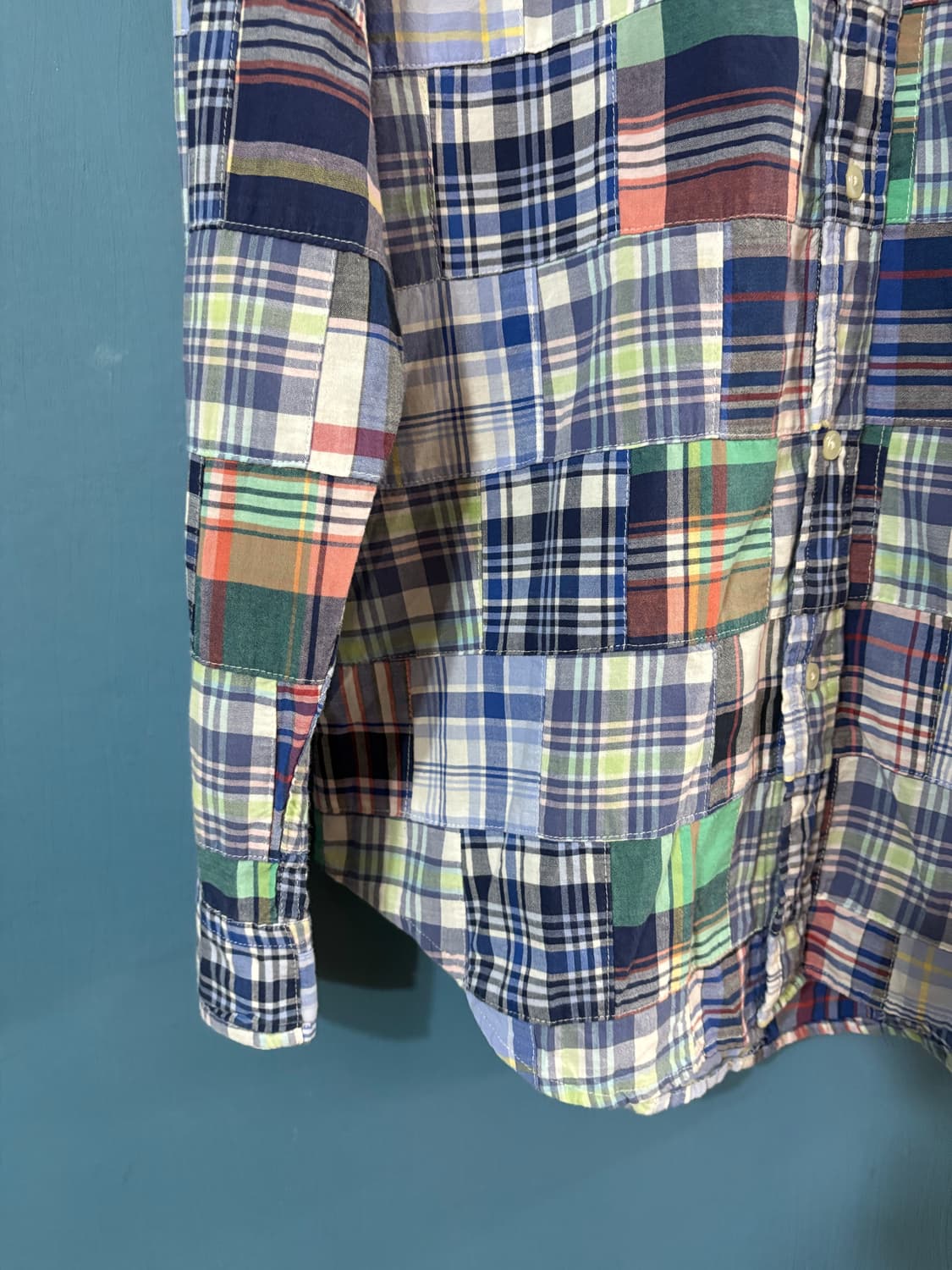 Brooks Brothers Madras Patch Work shirt. 상품이미지6