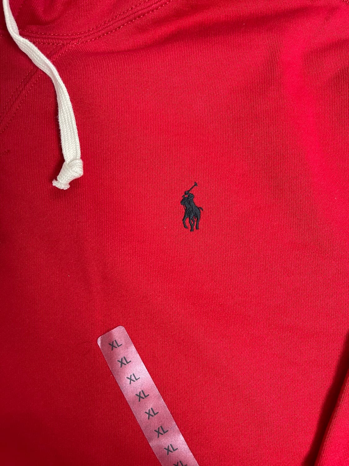폴로 랄프로렌 레드 후드티 상품이미지4