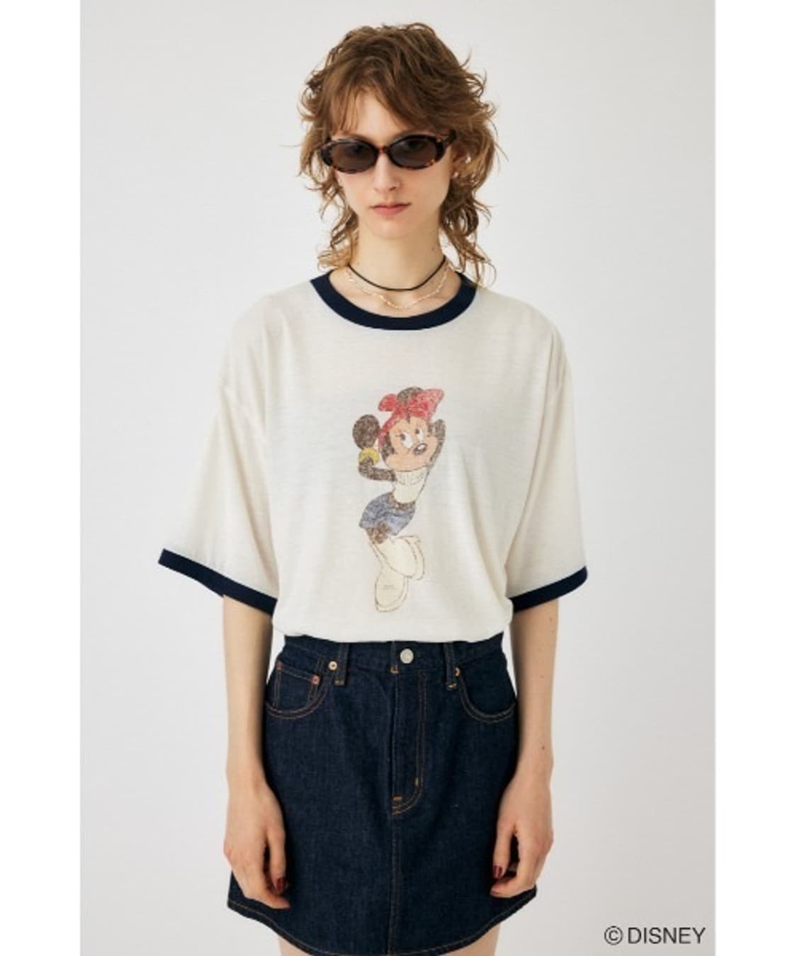 Moussy 디즈니 미니마우스 티셔츠 상품이미지2