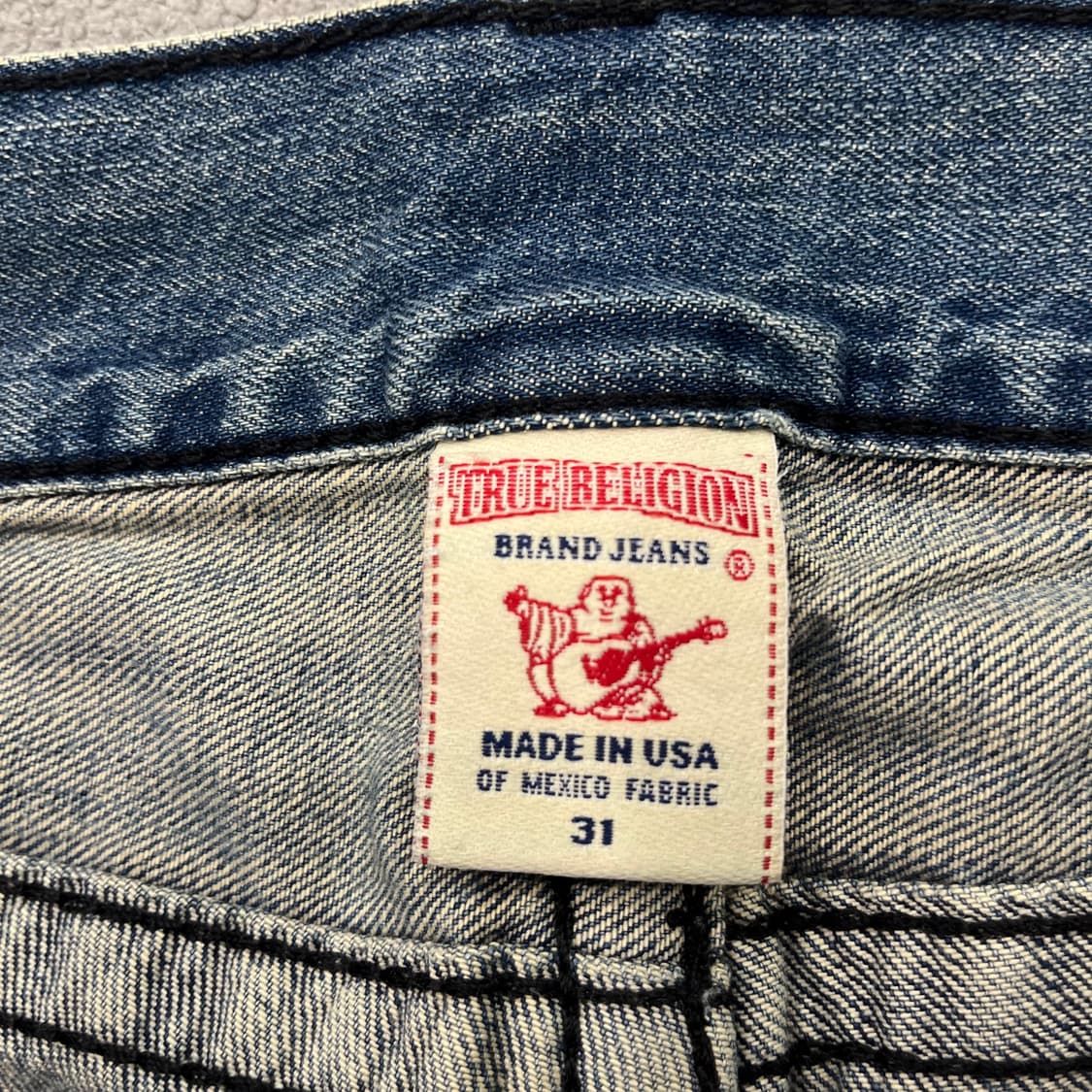 31 트루릴리젼 워싱 스트레이트 데님 상품이미지9