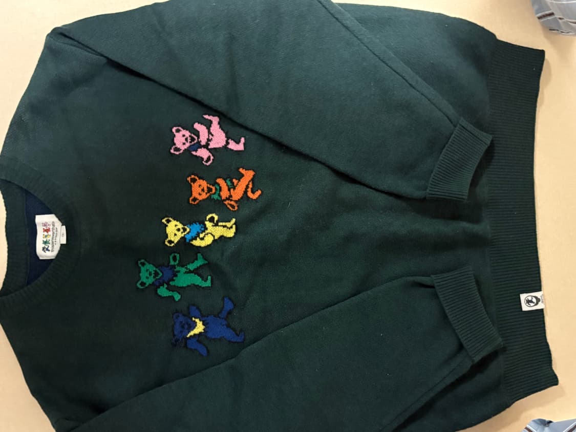 디스이즈네버댓 x 그레이트풀 데드 댄싱 베어 니트 상품이미지3