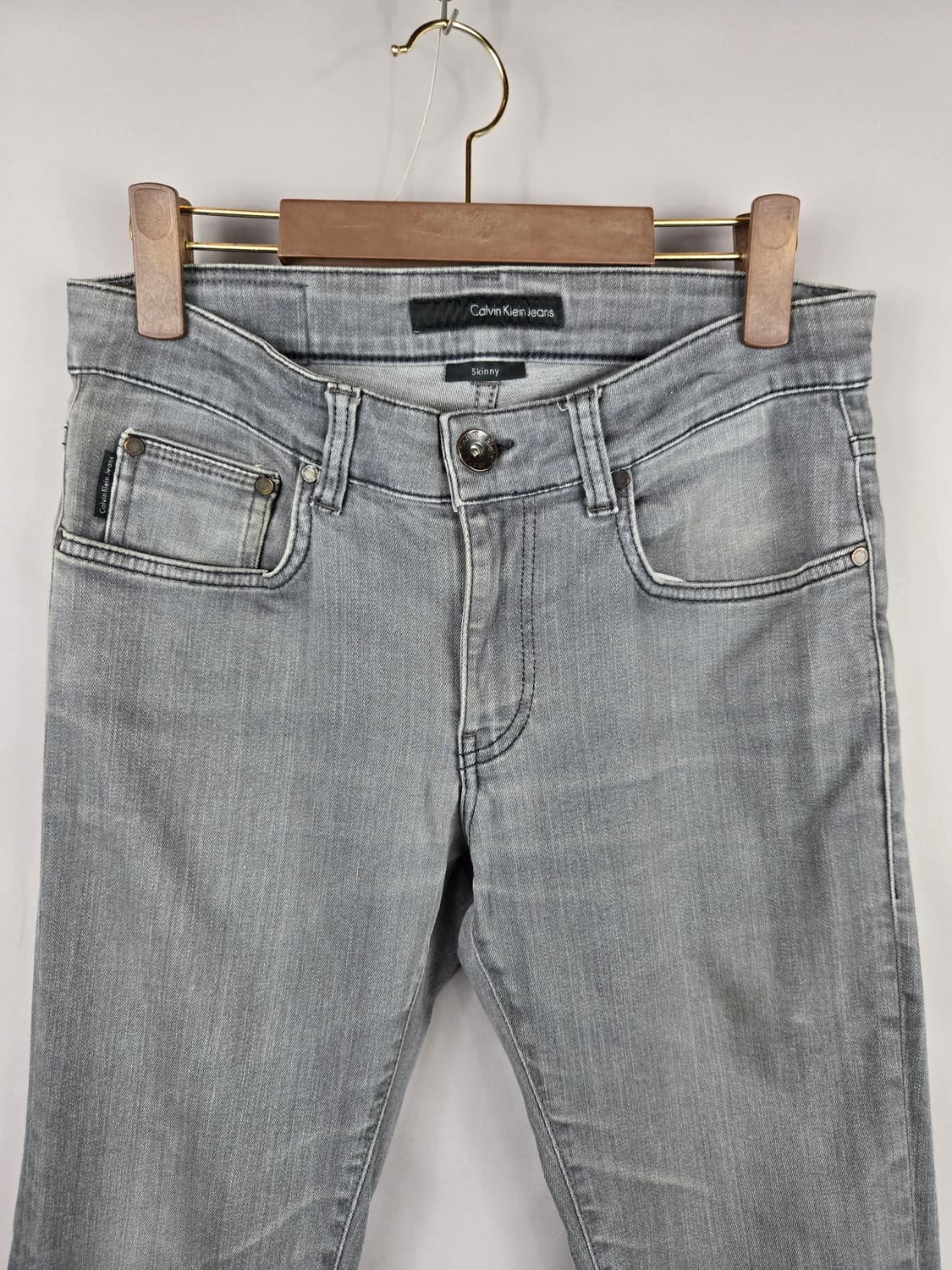 [무료배송]CK 켈빈클라인 30x34 남성 스판 스키니 데님 팬츠 청바지 상품이미지2