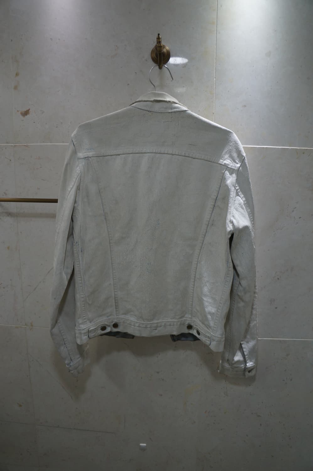 [M] 마르지엘라 아티저널 화이트 페인티드 데님 자켓 상품이미지2