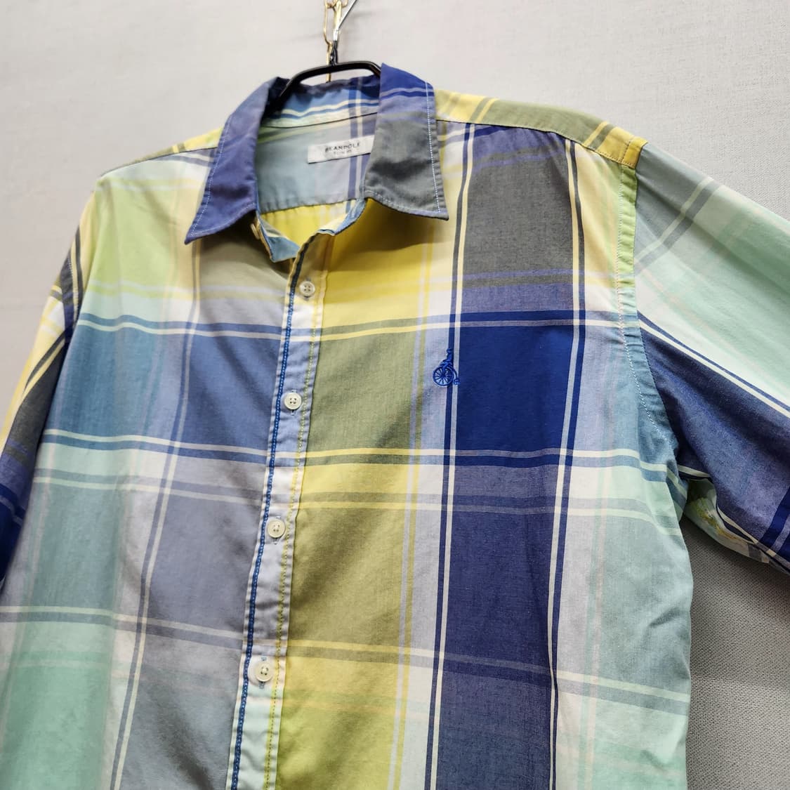 빈폴 멀티컬레 체크 슬림핏 셔츠 105(L~XL) 상품이미지3
