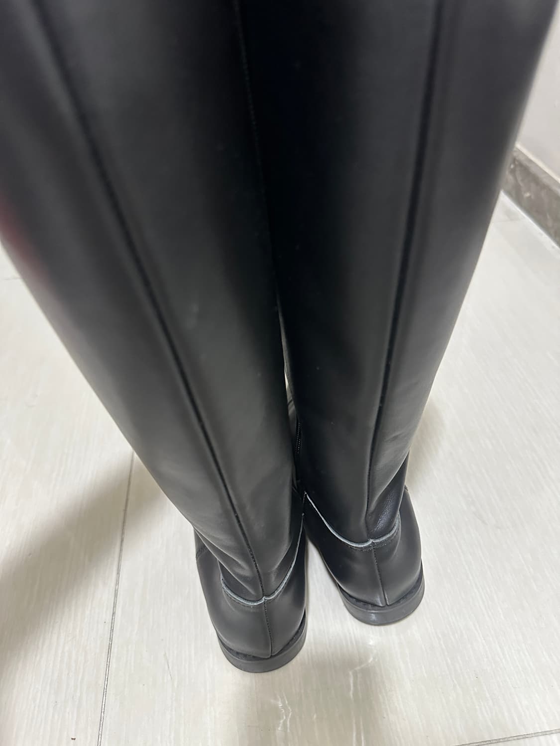 플랫베이스 호와스 모던 롱부츠 블랙 235사이즈 상품이미지3