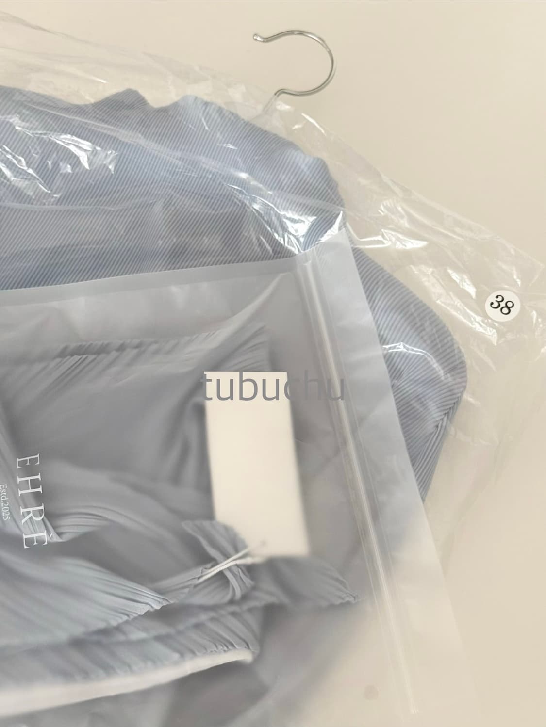 에레 ehre 플리츠 블라우스 스카프 세트 상품이미지3