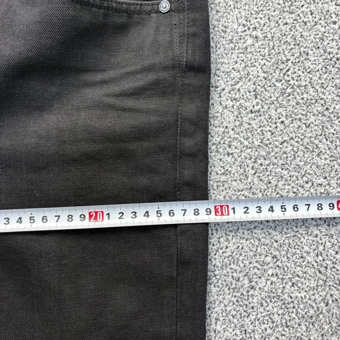 M 플랙진 흑청 데님 팬츠 0325J 상품이미지6