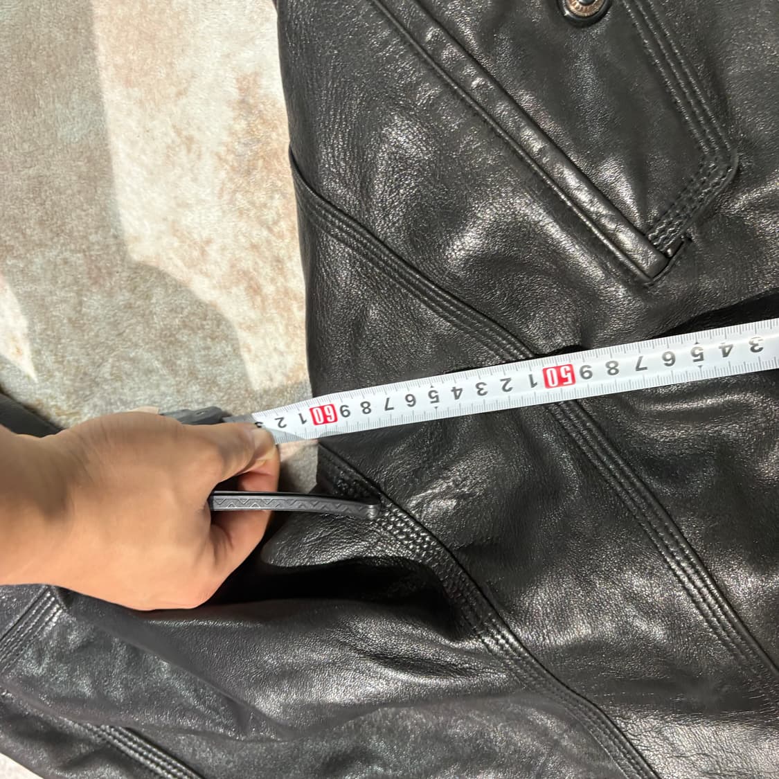 빈티지 밍크퍼 양가죽 레더 자켓 상품이미지6