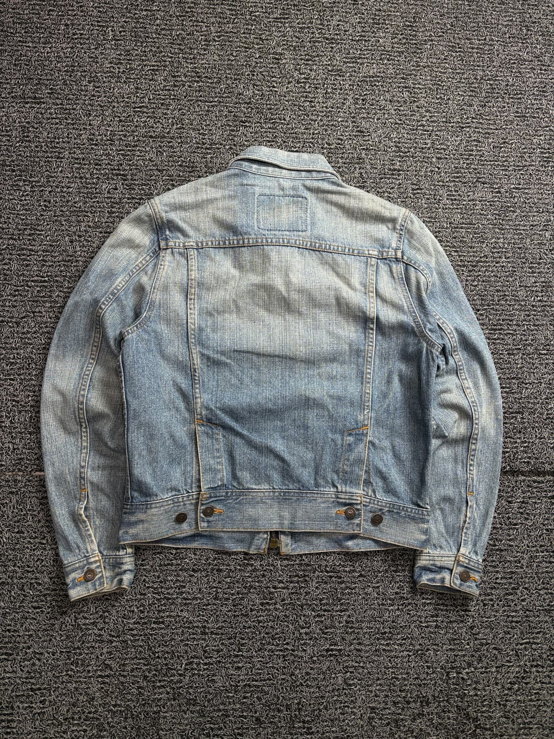 리바이스 USA 오리지널 투웨이 집업 워싱 데님 트러커 자켓 2240 상품이미지4
