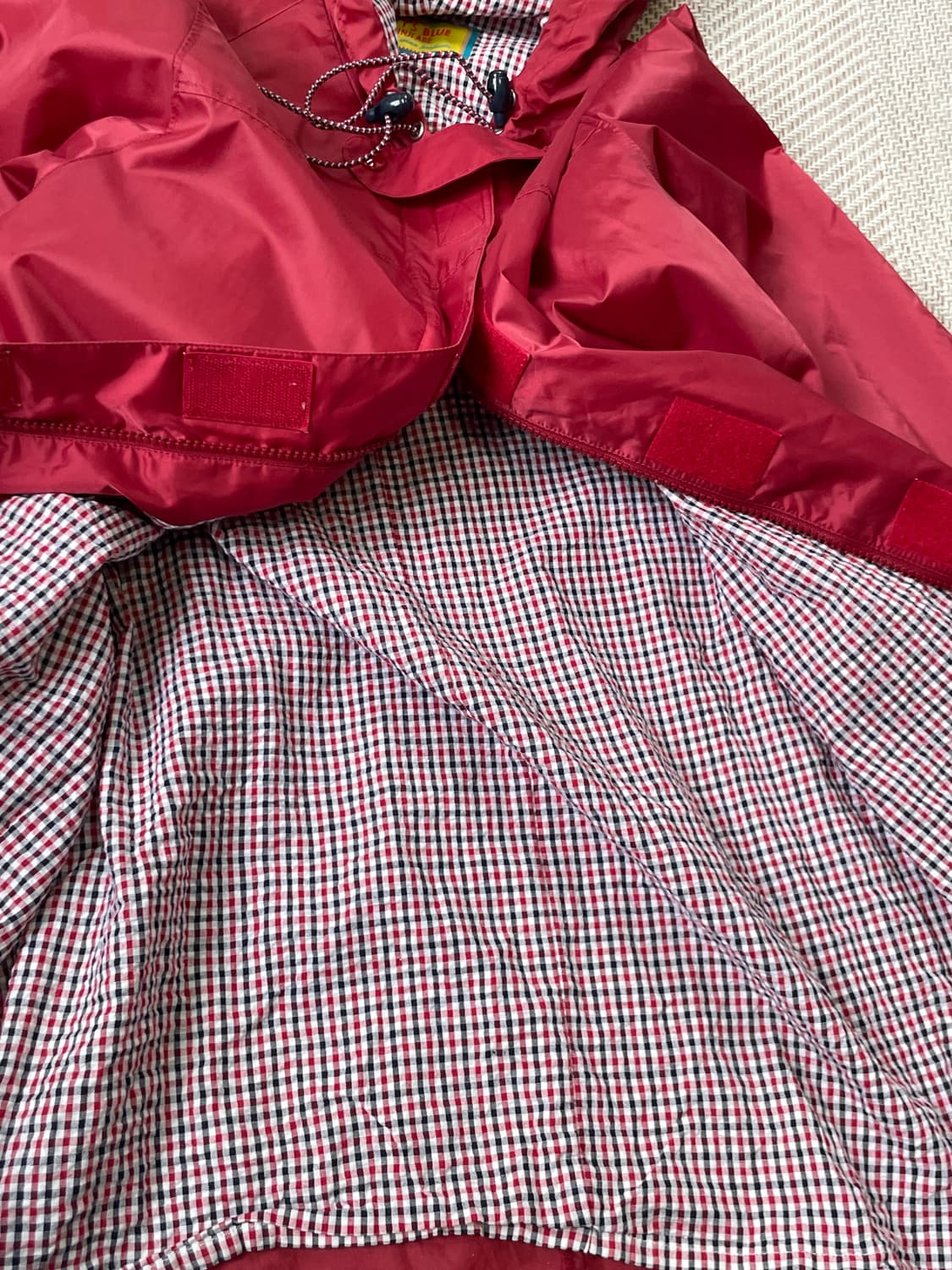 베티즈블루 신지아베 체크 라이닝 나일론 자켓 J03214 상품이미지6