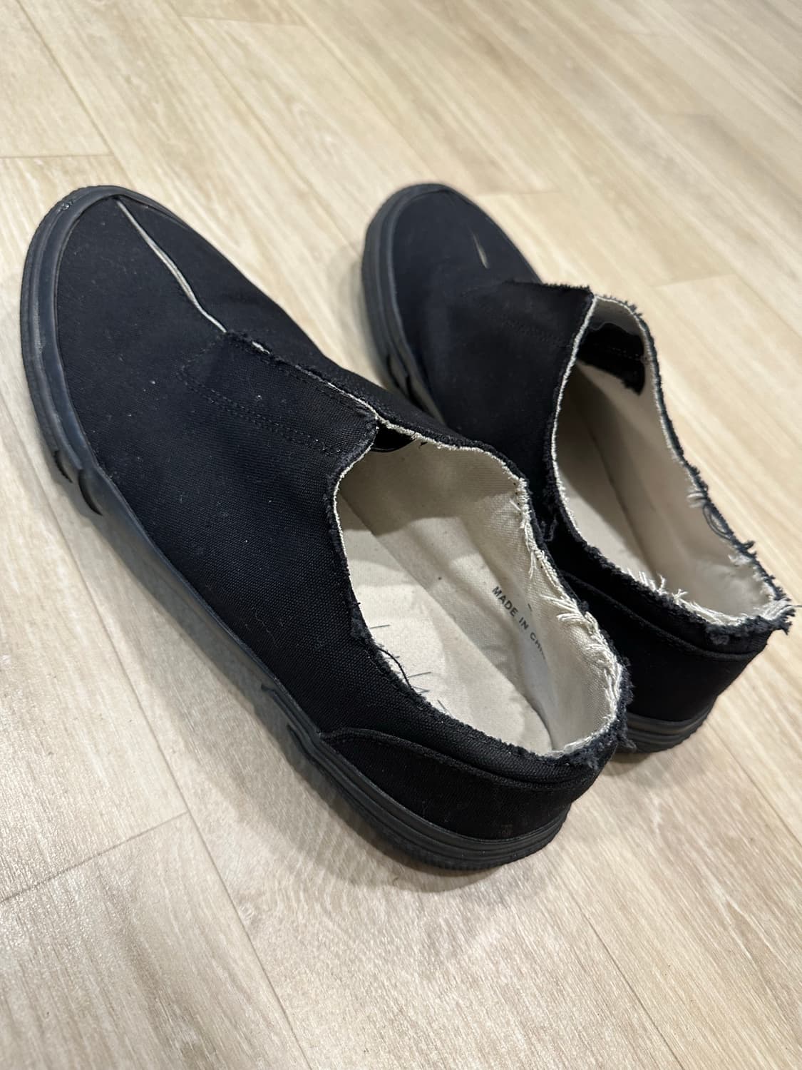 요지야마모토 뿌르옴므 절개 슬립온 상품이미지3