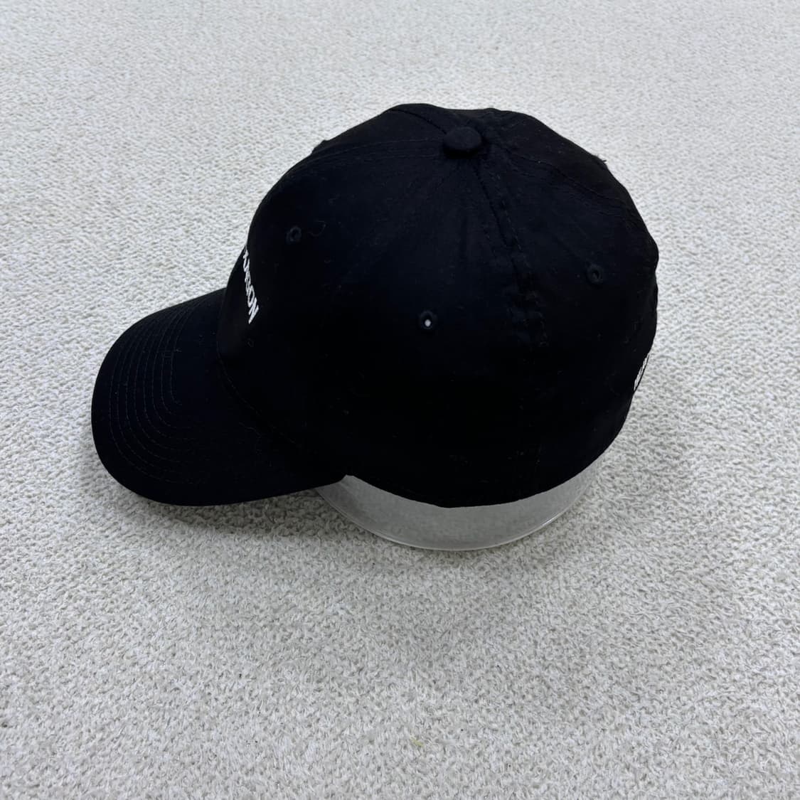 S/M 뉴에라 헥사곤 로고 블랙 볼캡 0527E 상품이미지2