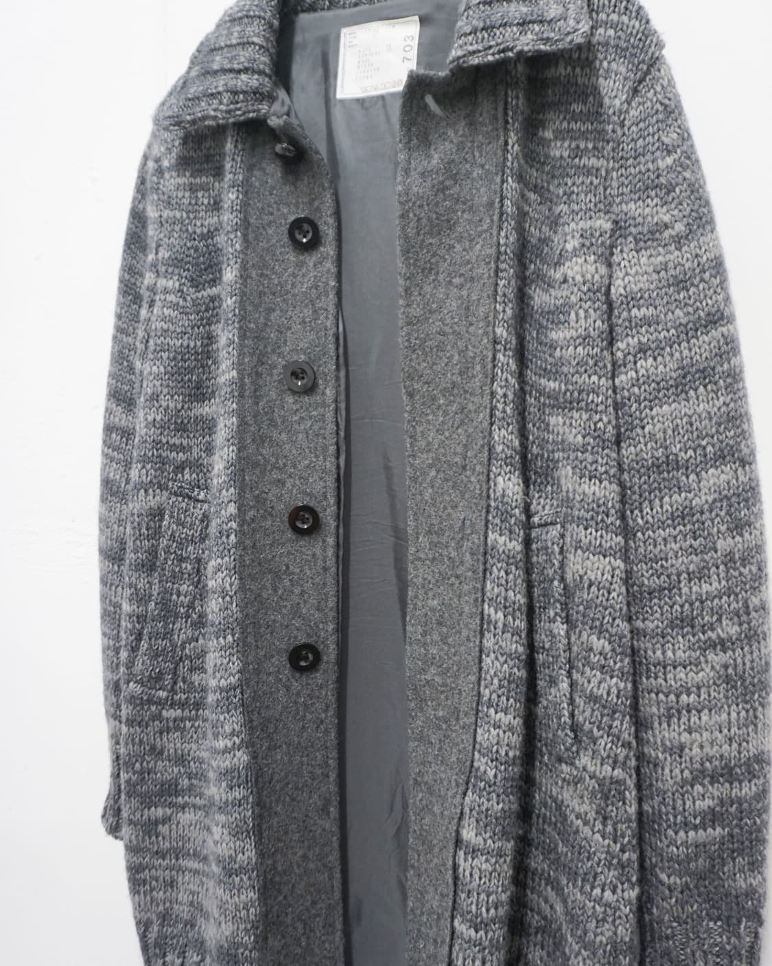 SACAI wool mix knit coat  상품이미지8