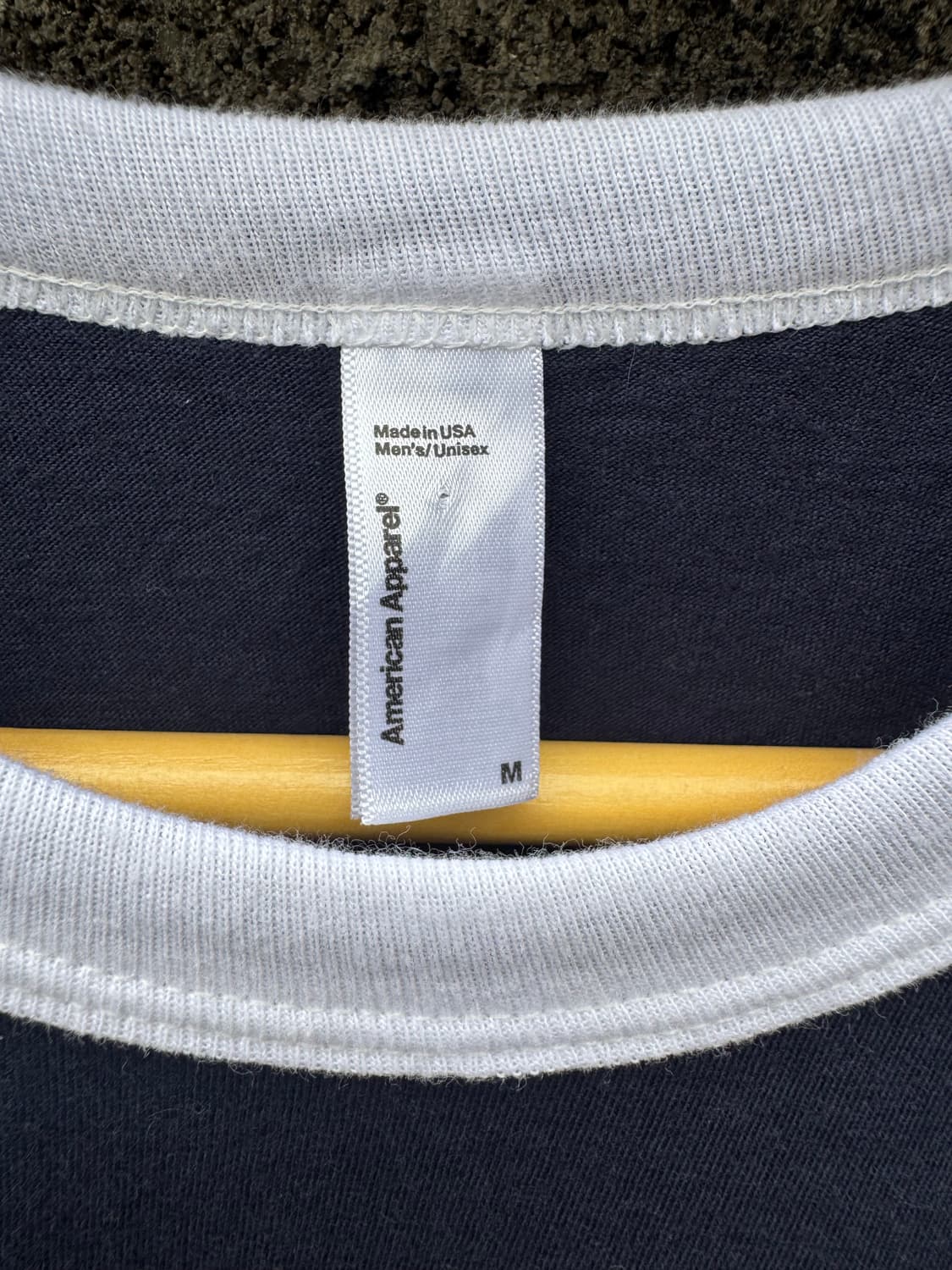 빈티지 American Apparel 반팔 프린팅 링거 티셔츠 M 상품이미지2