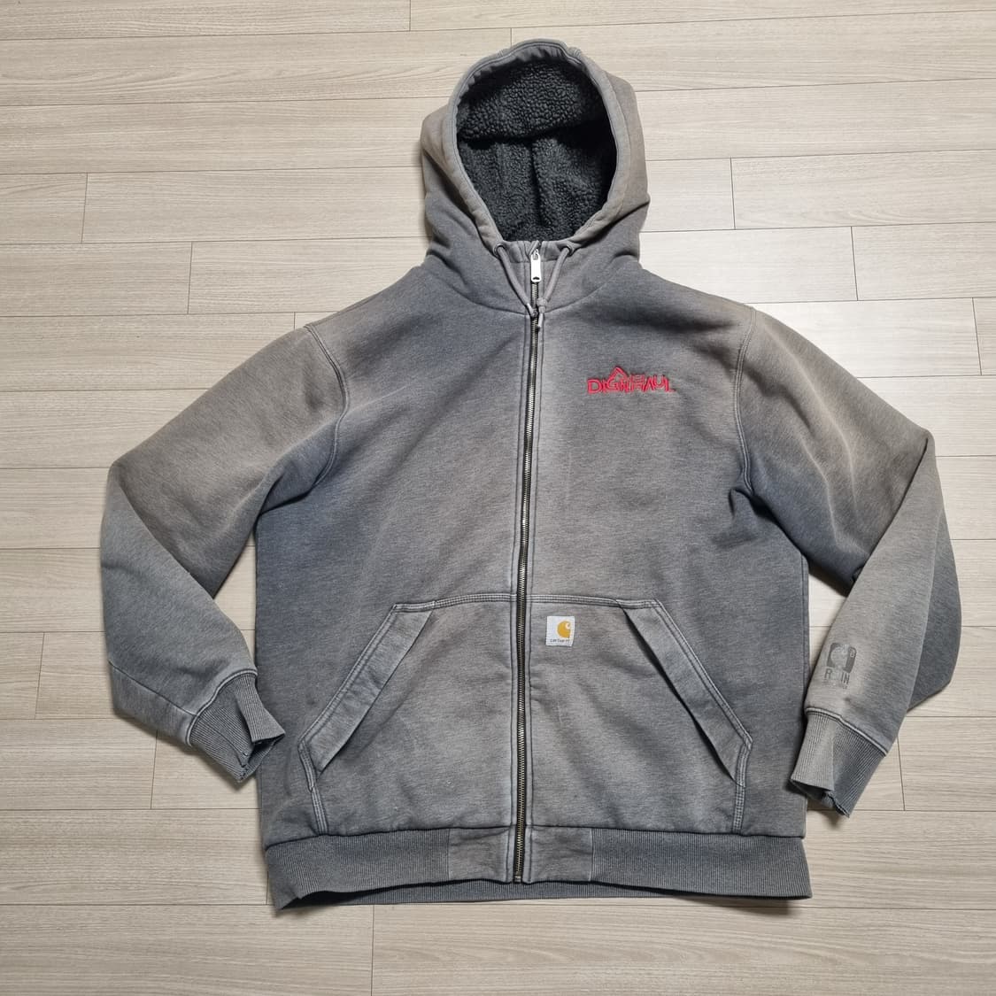 칼하트 락랜드 셰르파 후드 집업L 상품이미지1