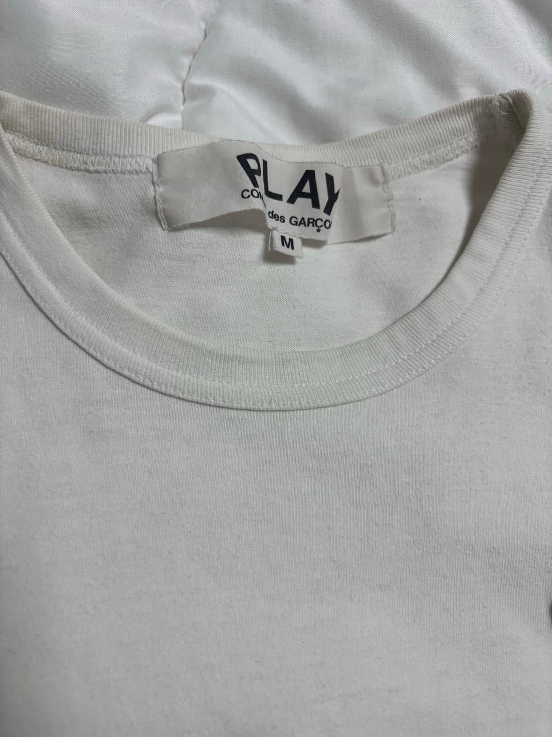 (정품)꼼데가르송 레드와팬 티셔츠 상품이미지2