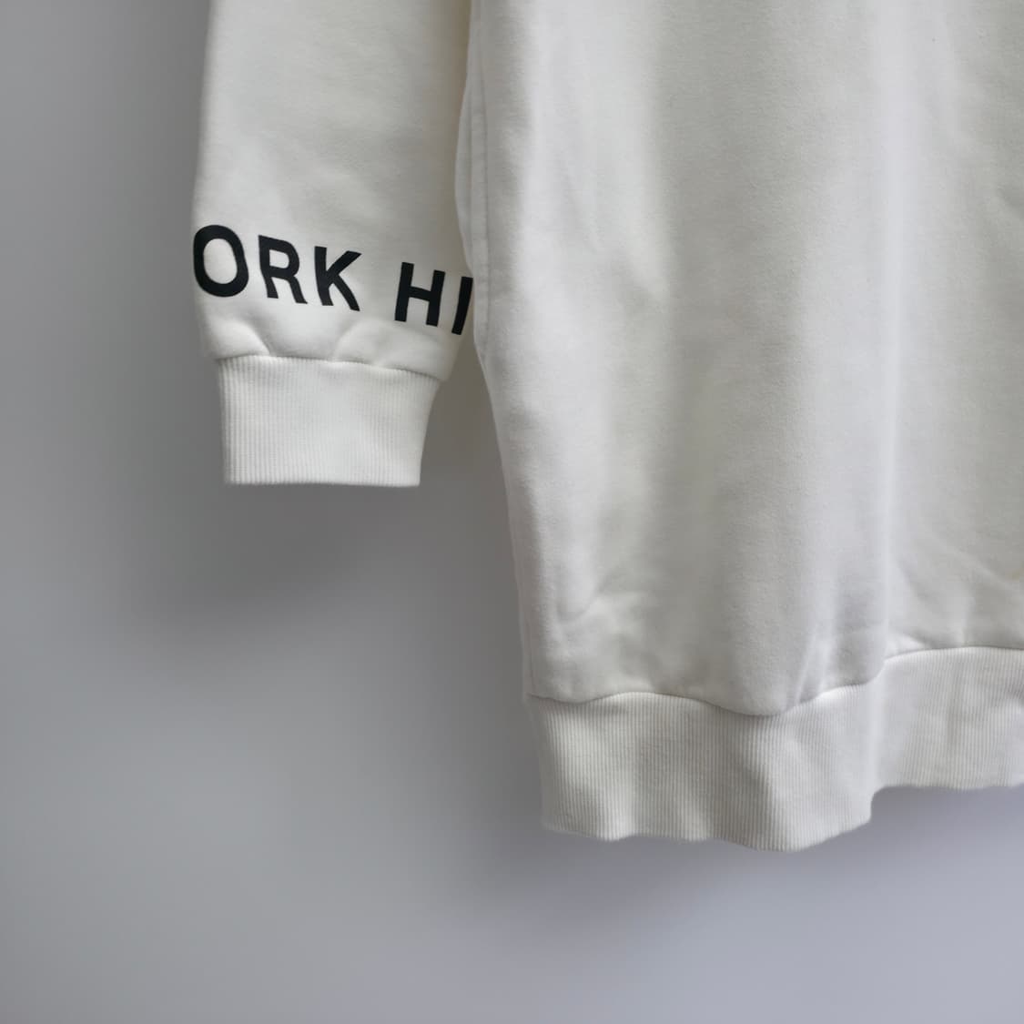 [FREE] 라이프워크 원피스 후드티 화이트 상품이미지5