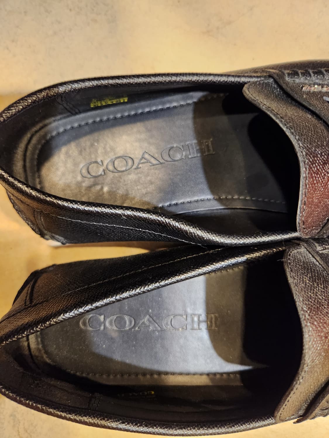 코치 남성 블랙 로퍼  상품이미지8