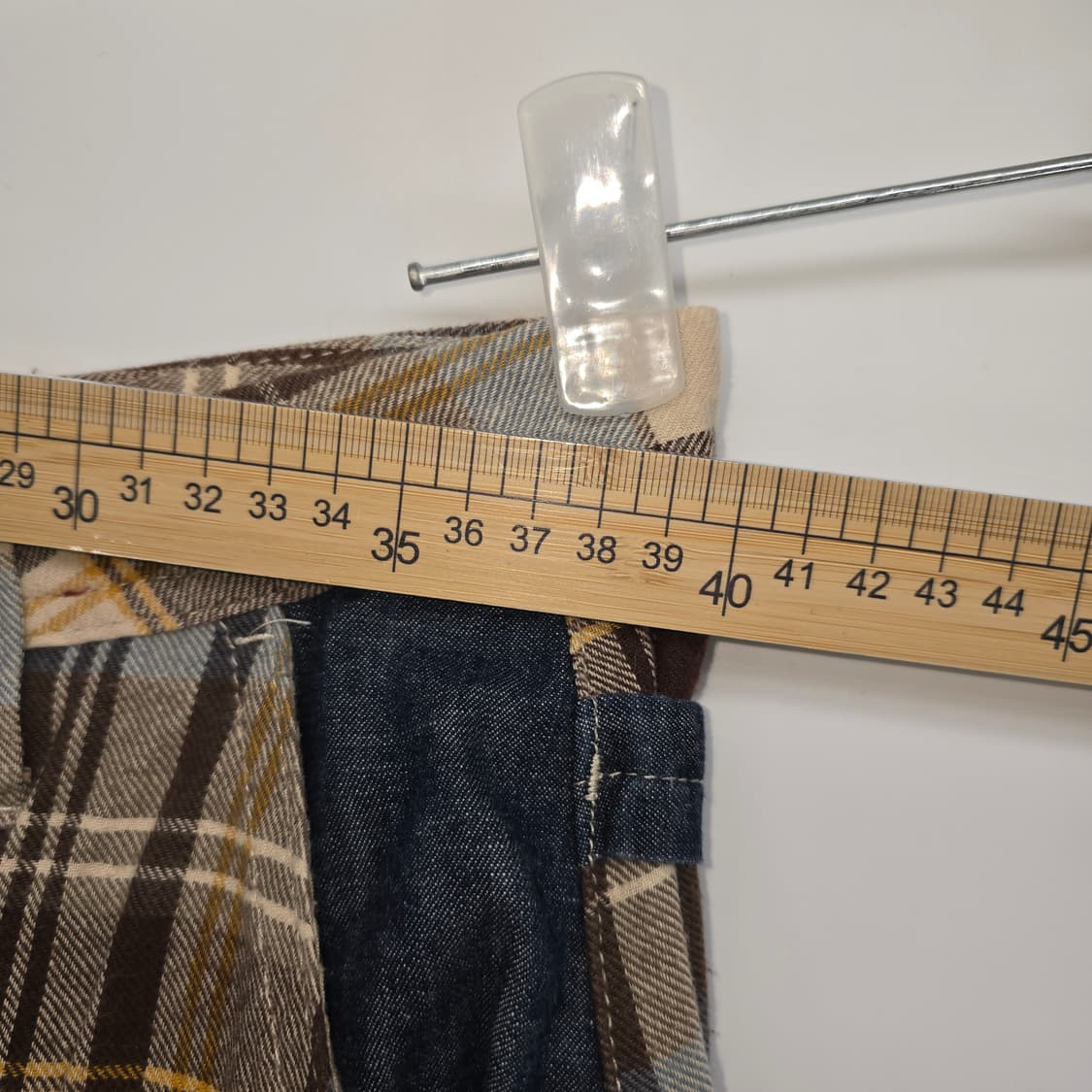 빈티지 체크 롱 스커트 상품이미지8